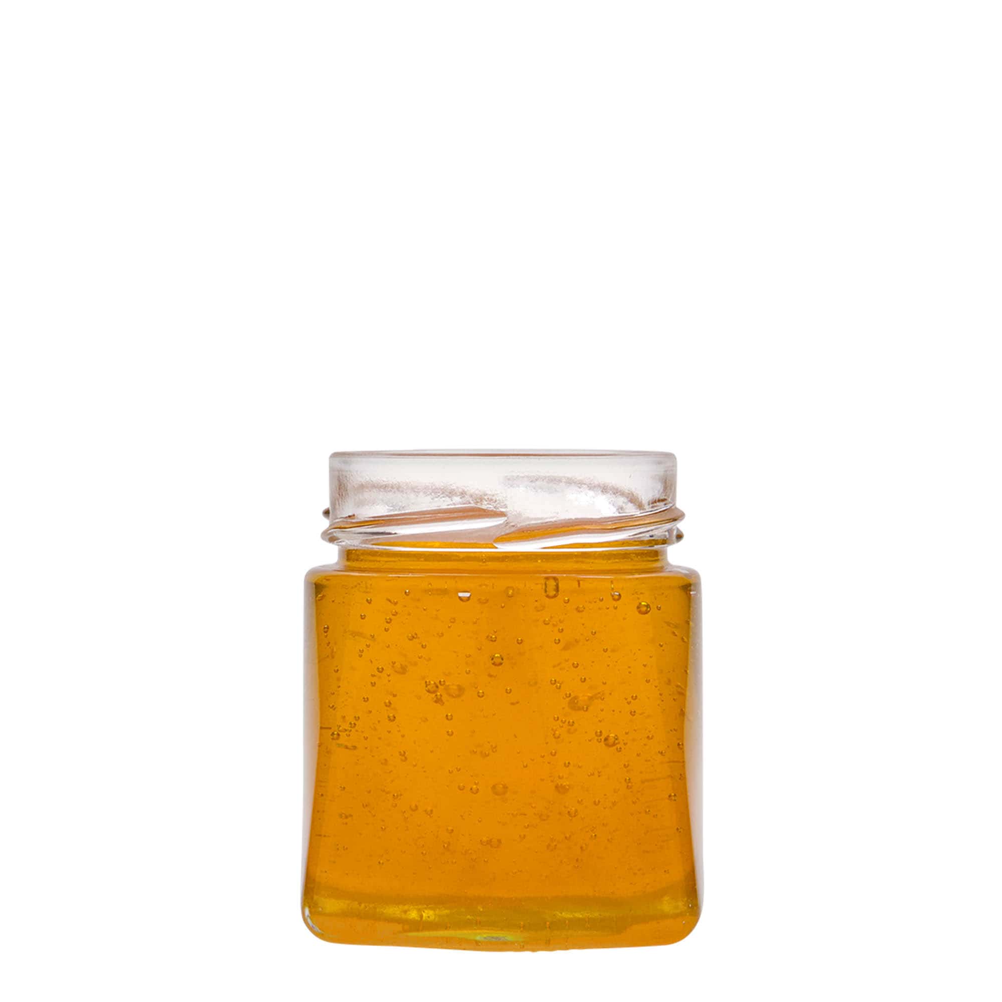 212 ml borcan pătrat 'Luxor', gură: Deept-Twist-Off (DTO 63) 212 ml borcan pătrat 'Luxor', gură: Deept-Twist-Off (DTO 63)