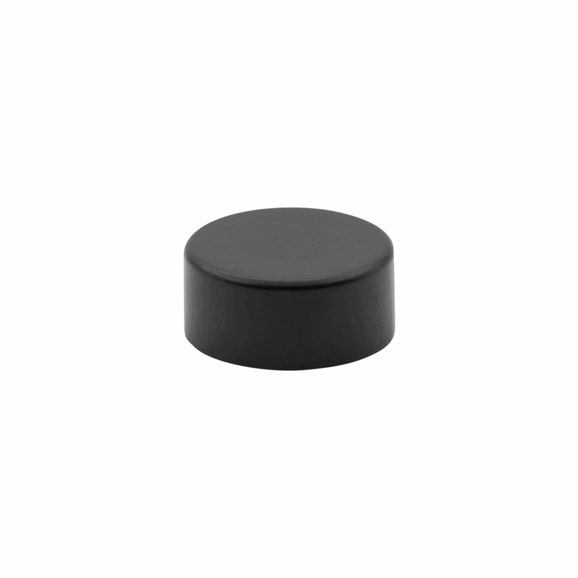 Capac cu filet, plastic ABS, negru, pentru deschidere: GPI 28/400