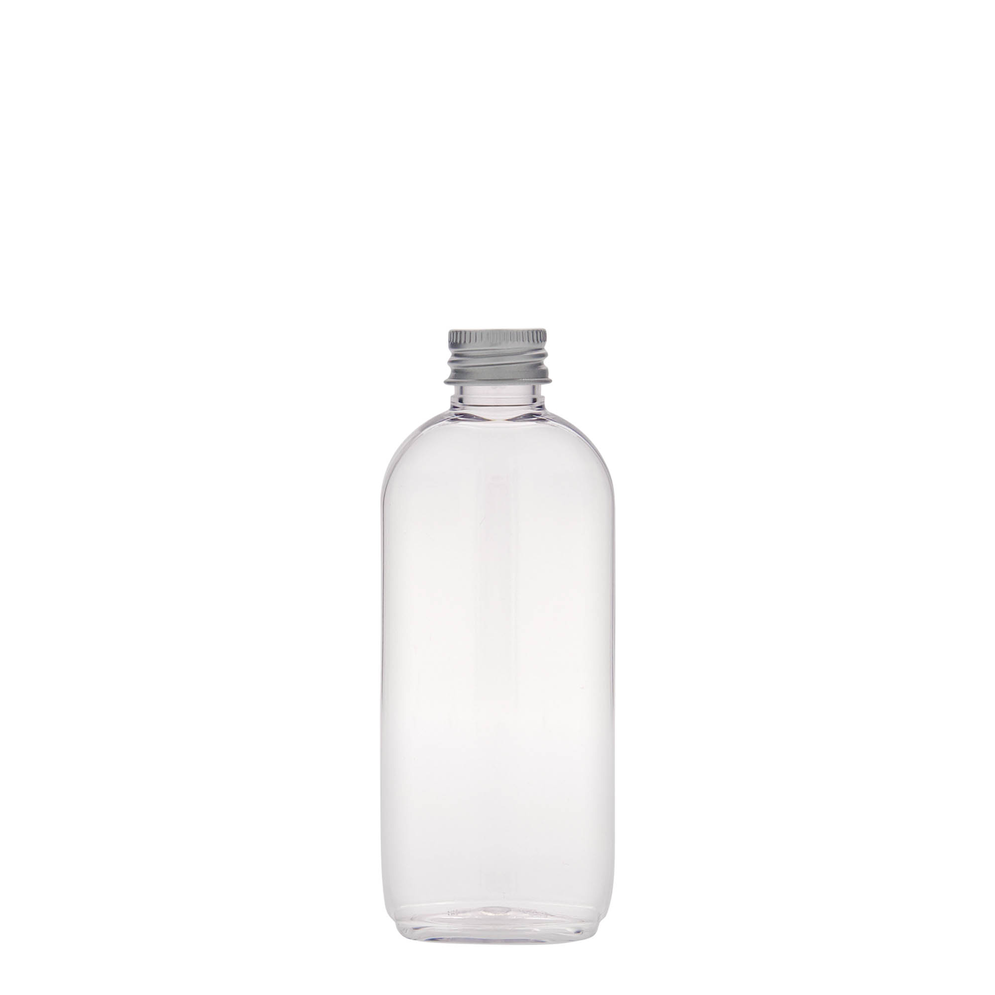 Sticlă PET de 100 ml „Iris”, ovală, din plastic, gât: 20/410