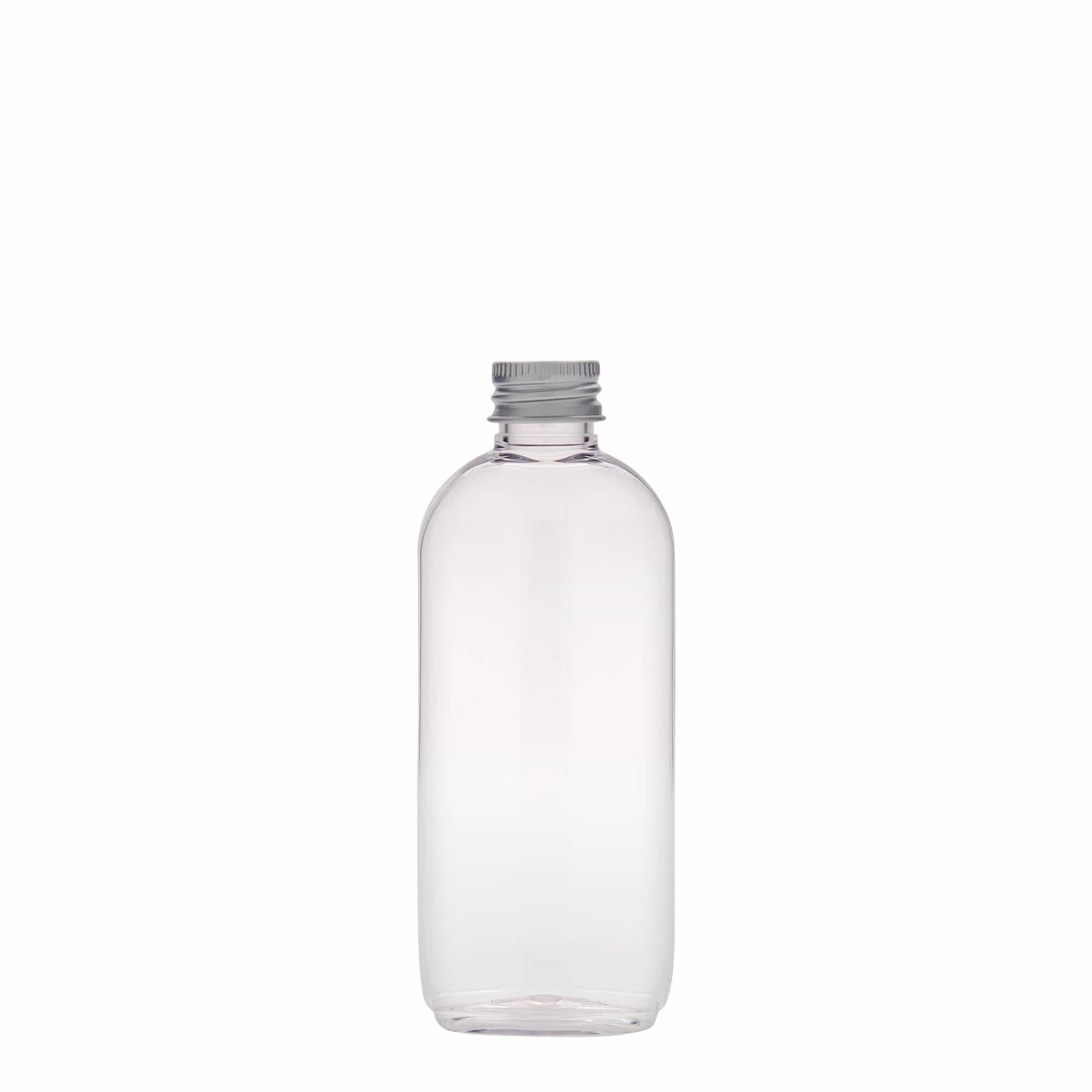 Sticlă PET de 100 ml „Iris”, ovală, din plastic, gât: 20/410