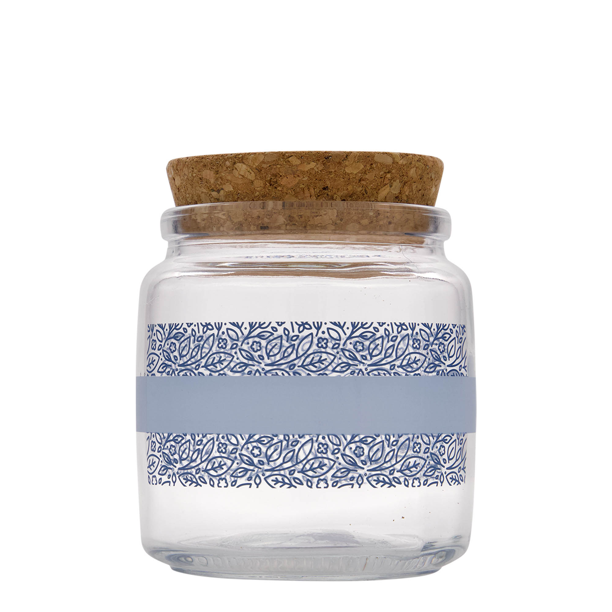 750 ml sticlă cu dop de plută „Giara”, motiv: Naturalmente blu, gura: plută 750 ml sticlă cu dop de plută „Giara”, motiv: Naturalmente blu, gura: plută