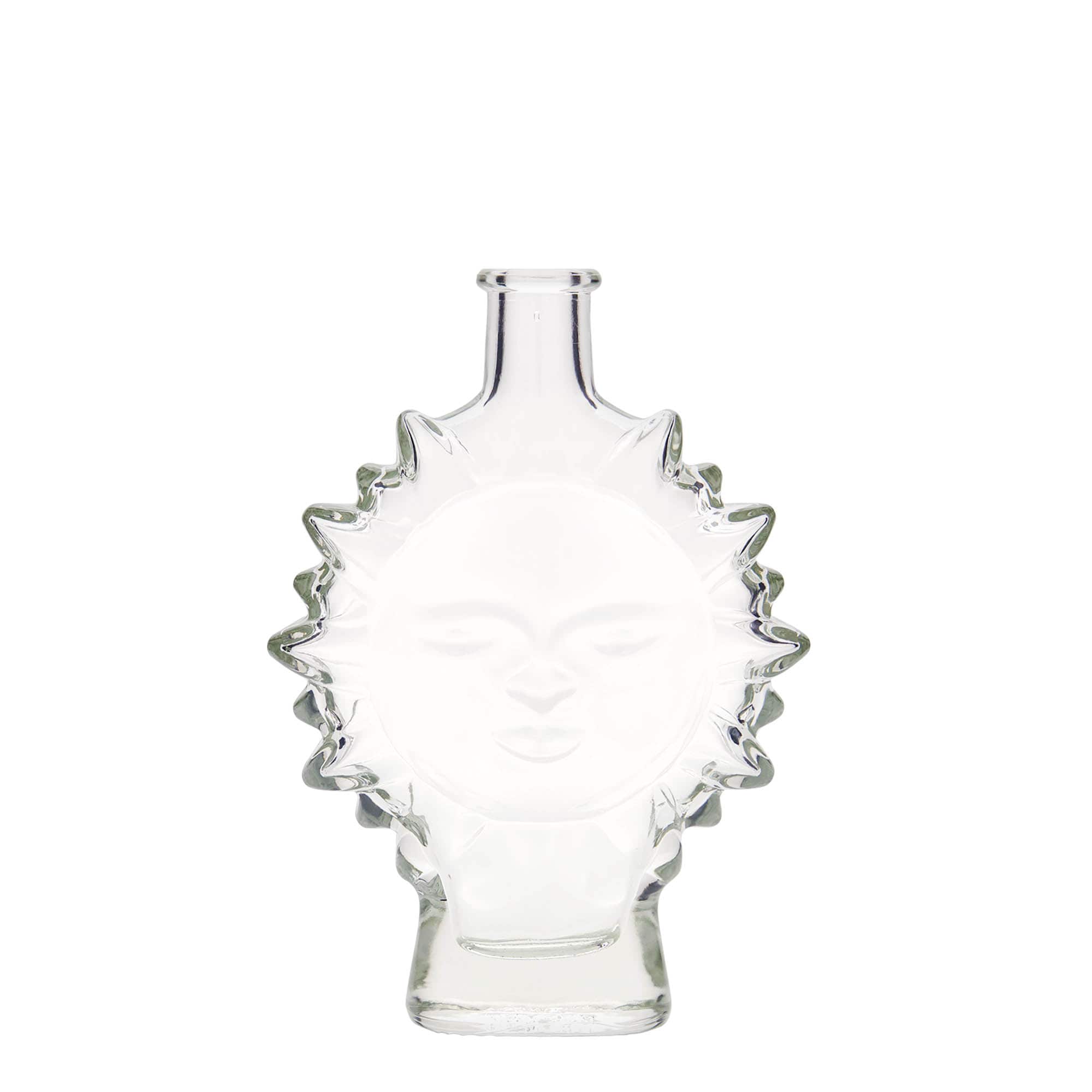 Sticlă de sticlă de 200 ml „Soare”, gură: dop de plută