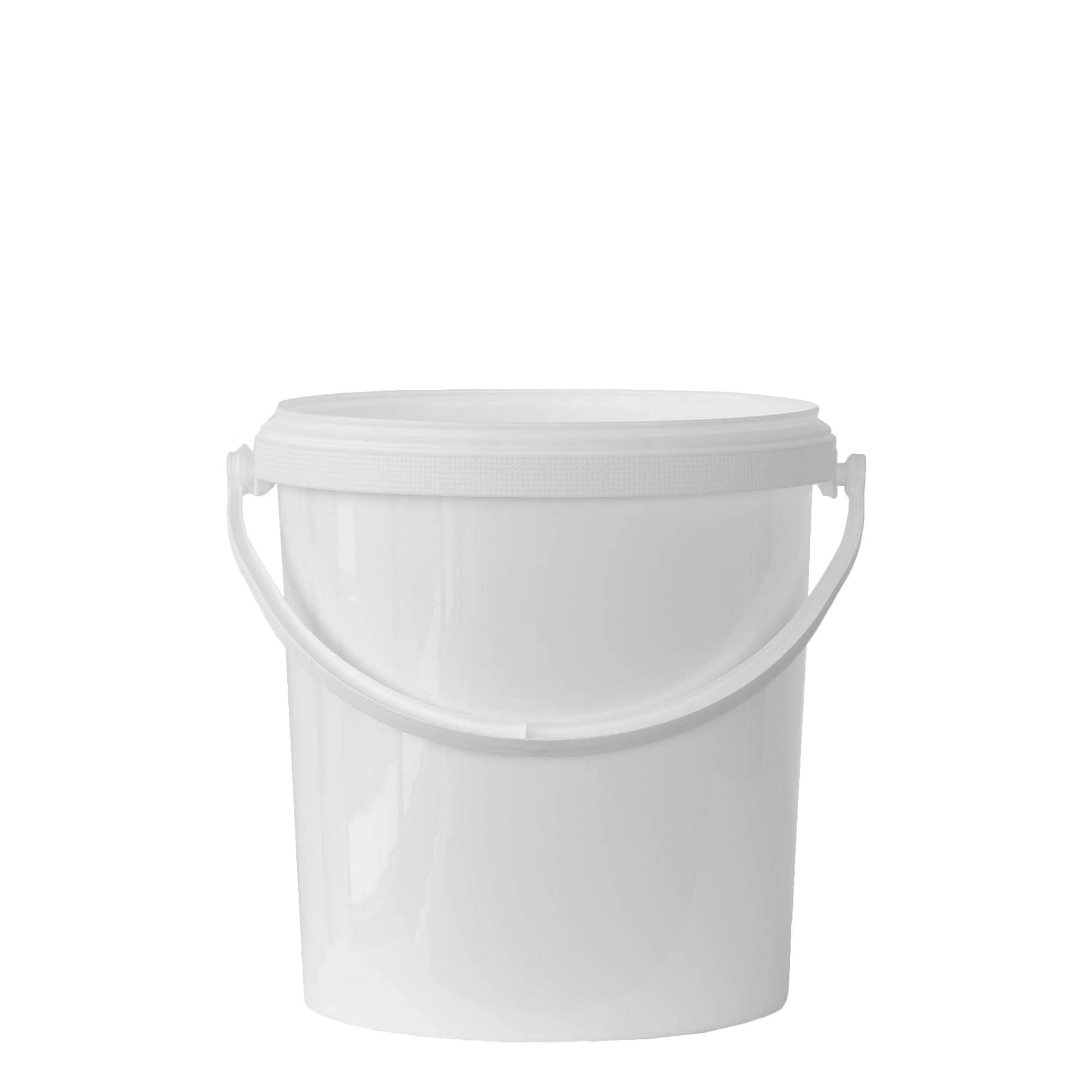 6 l găleată, plastic PP, albă 6 l găleată, plastic PP, albă