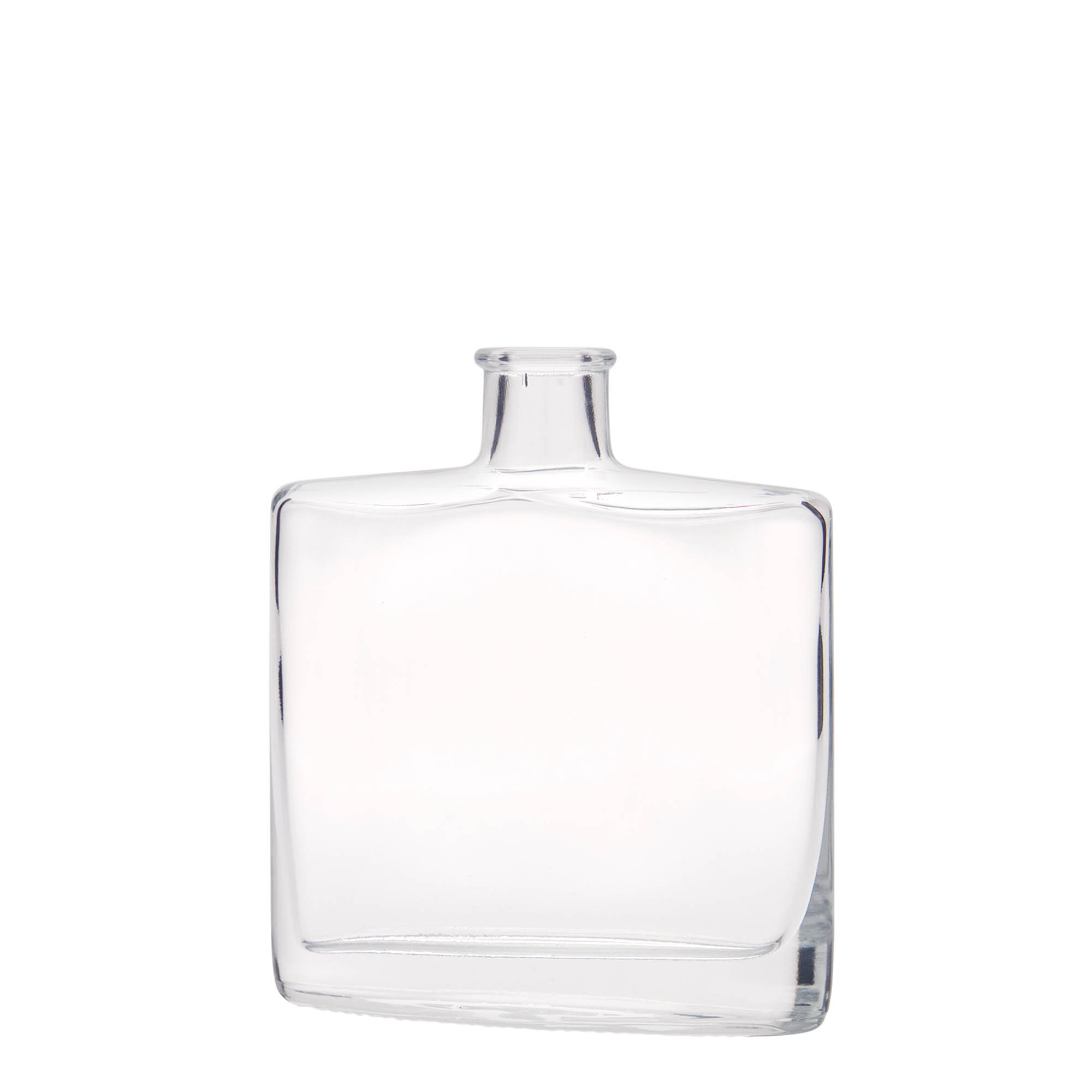 Sticlă de sticlă 200 ml „Zorbas”, ovală, gura: dop de plută