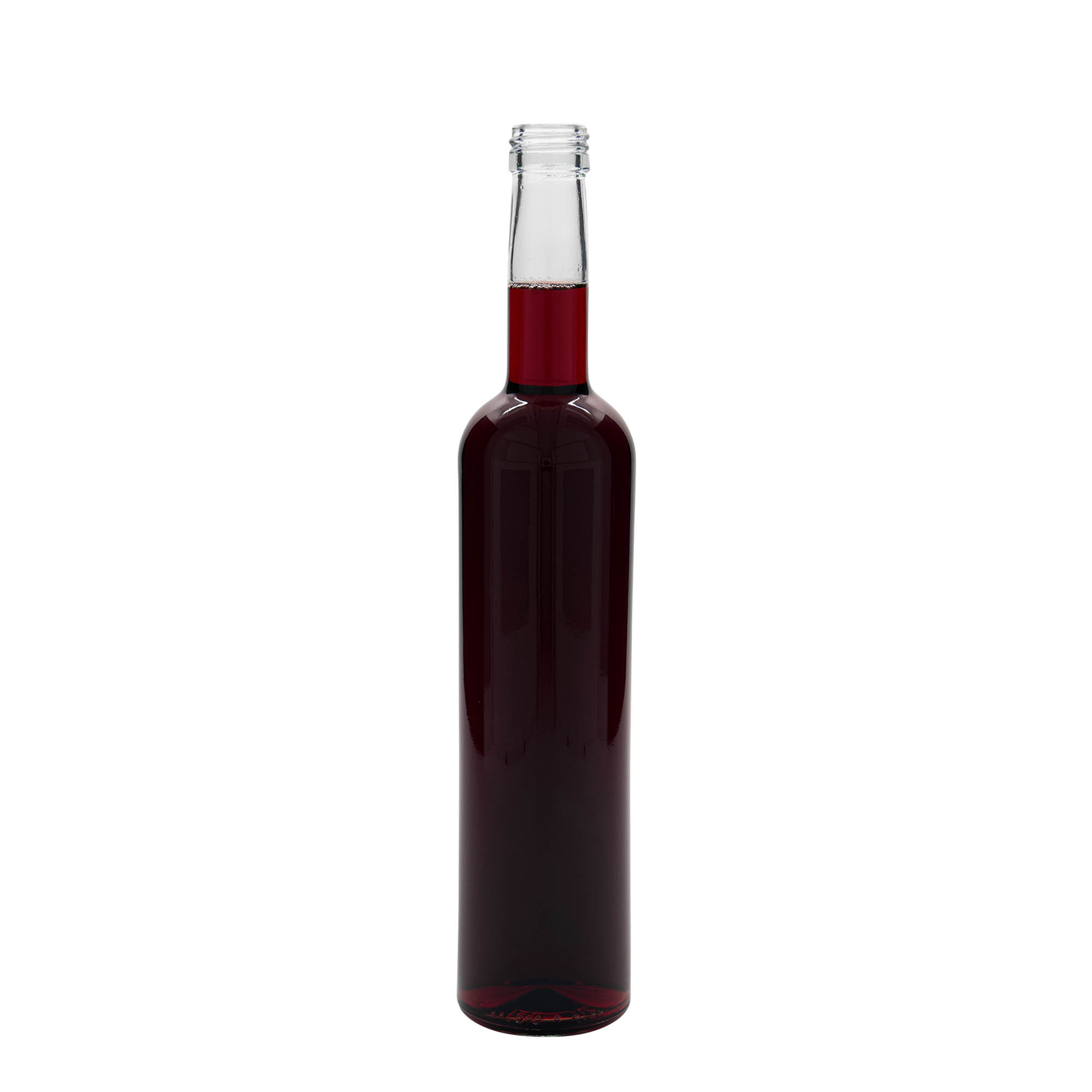 Sticlă de sticlă de 500 ml „Bordeaux”, gura: PP 28