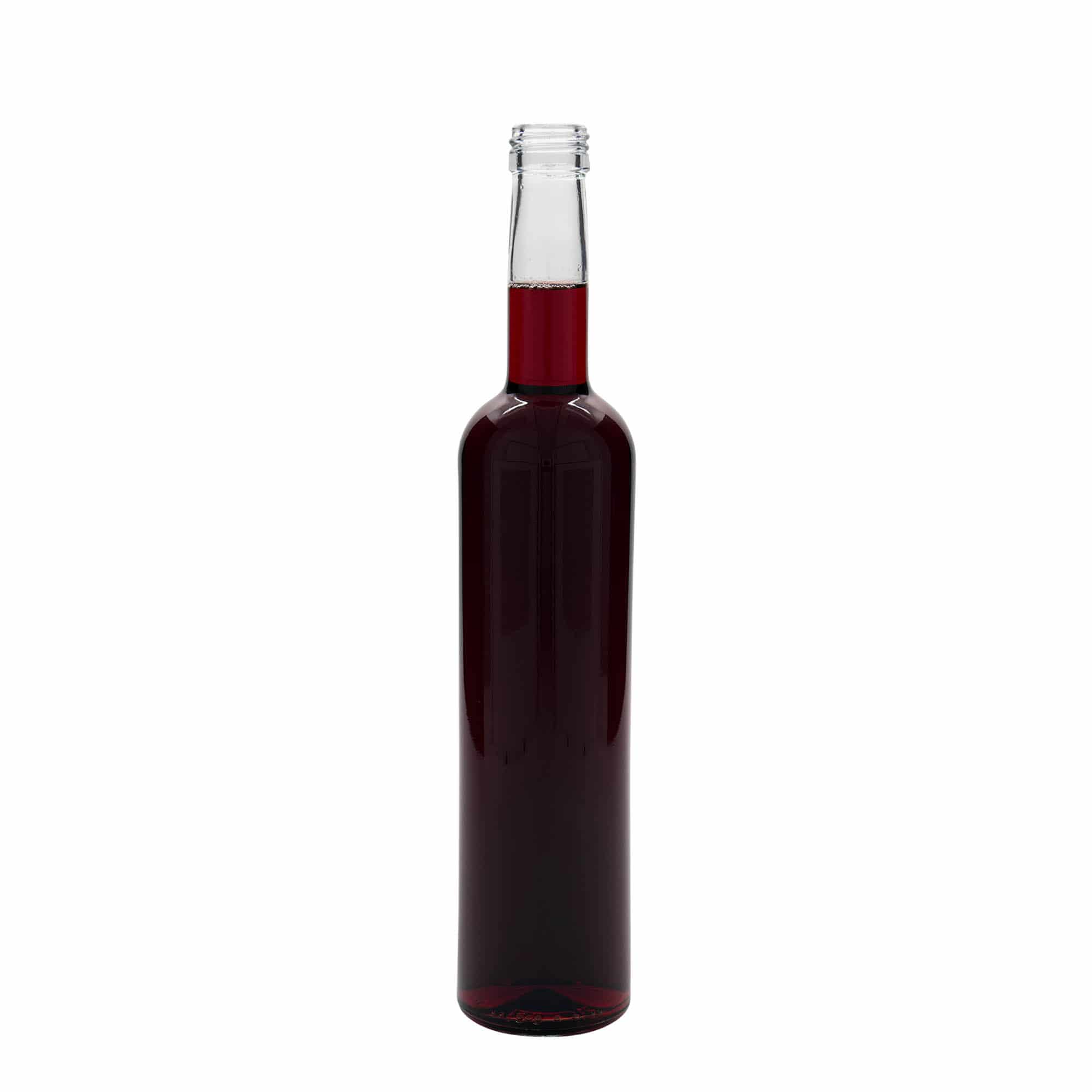 Sticlă de sticlă de 500 ml „Bordeaux”, gura: PP 28