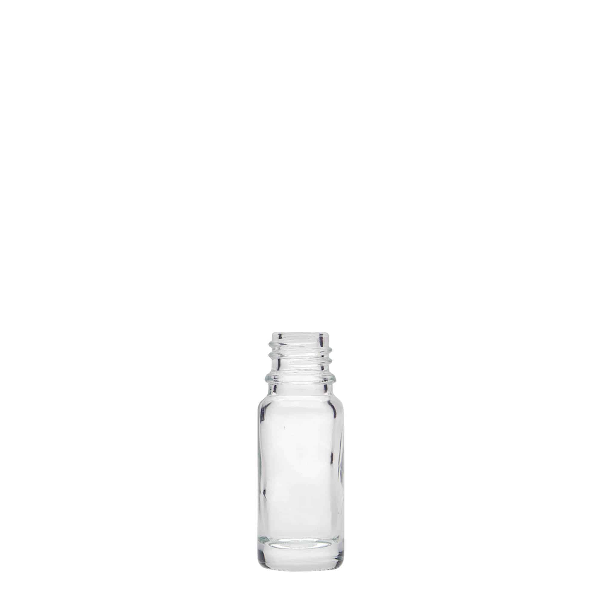 Flacon medical de 10 ml, sticlă, gura: DIN 18