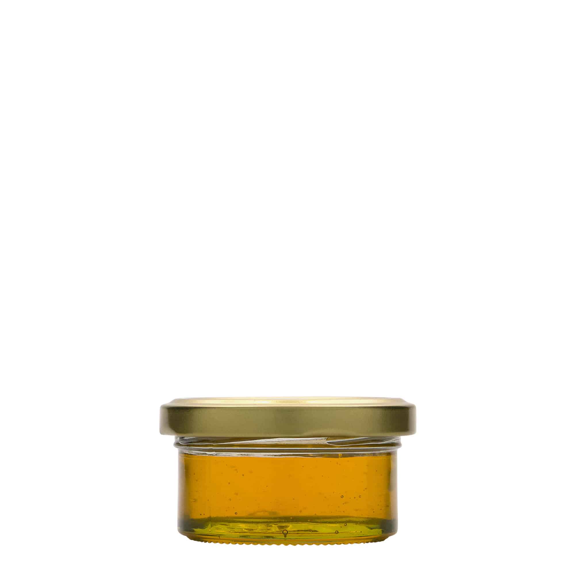 70 ml borcan plat cu pereți drepți, gura: Twist-Off (TO 66)