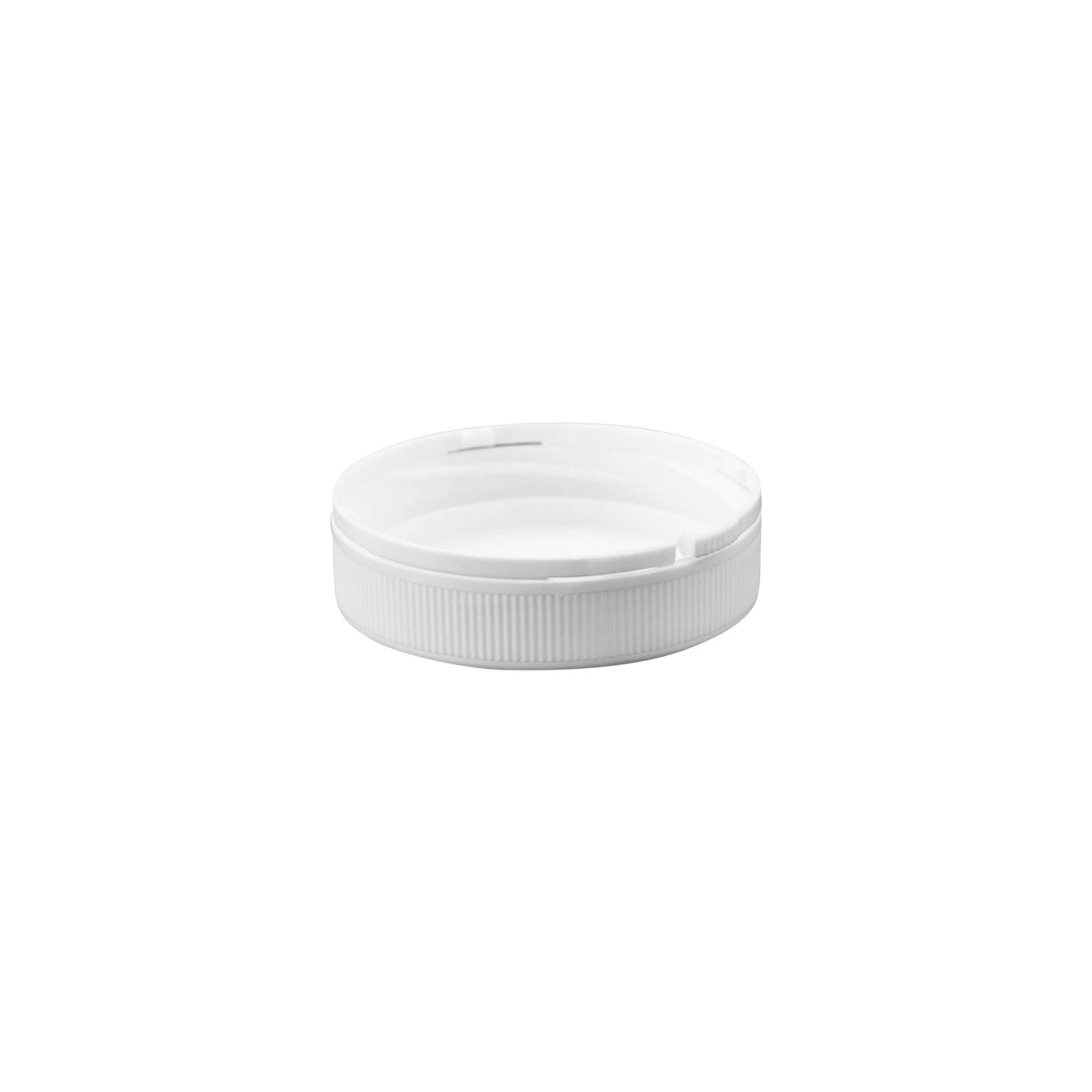 Capac cu filet „Securilock” 61,9 mm, plastic PP, alb