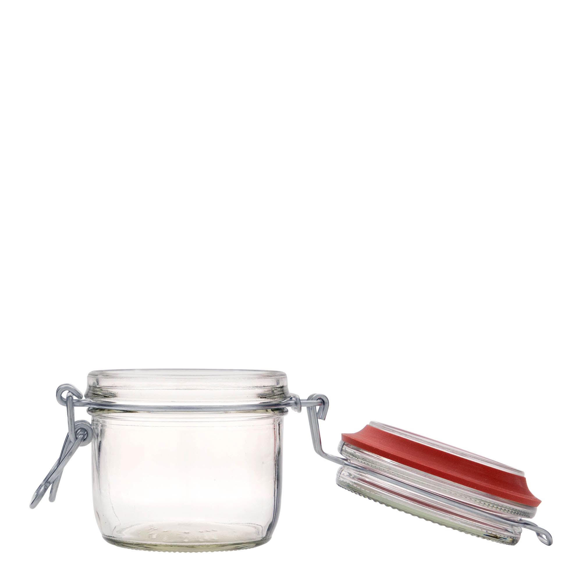 255 ml borcan cu clemă metalică, gură: închidere cu clemă metalică