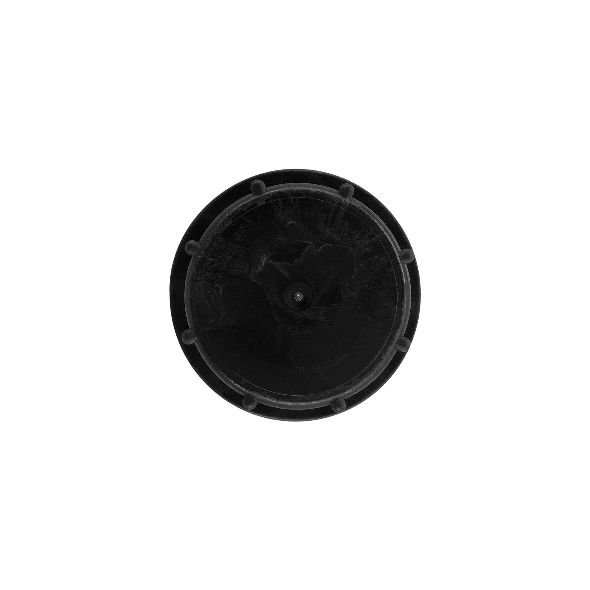 Capac cu filet, plastic PP, negru, pentru deschidere: ND55
