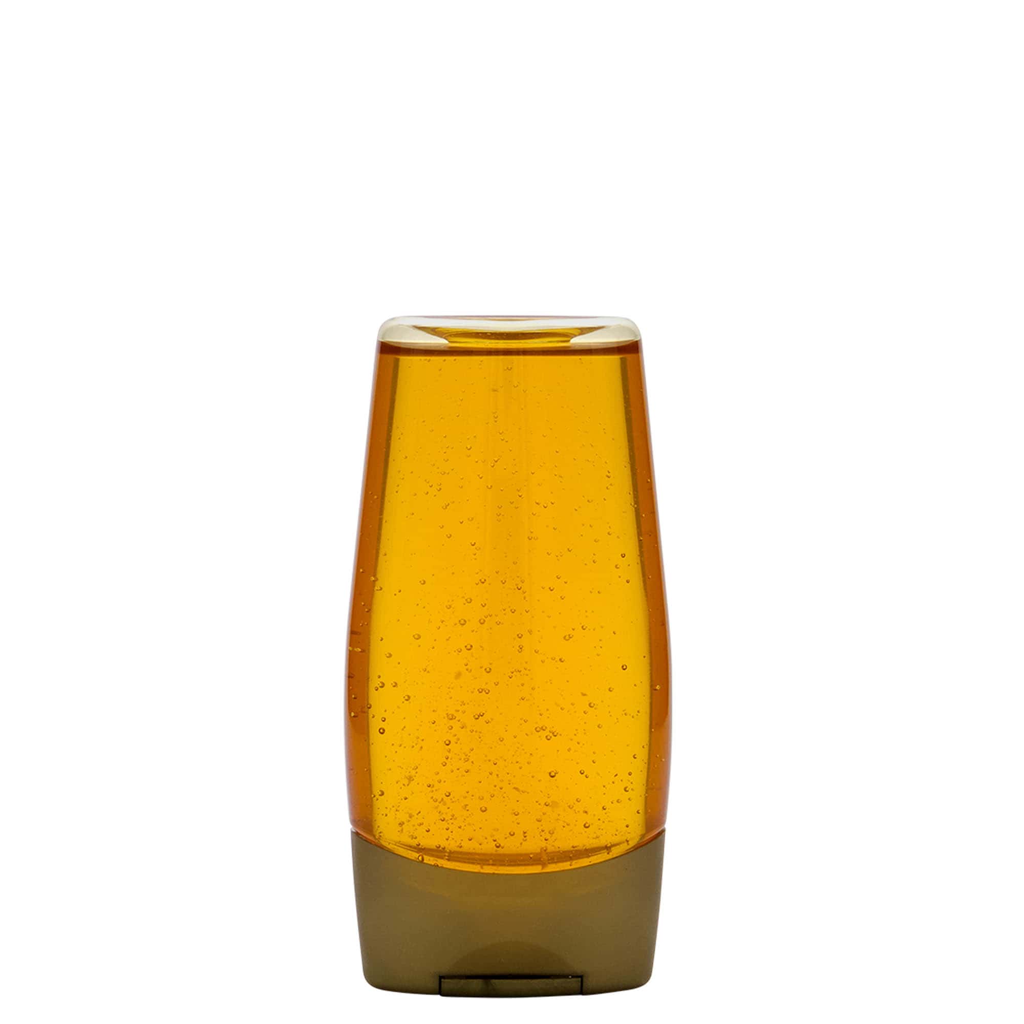 Sticlă PET de 200 ml „Squeeze”, ovală, din plastic