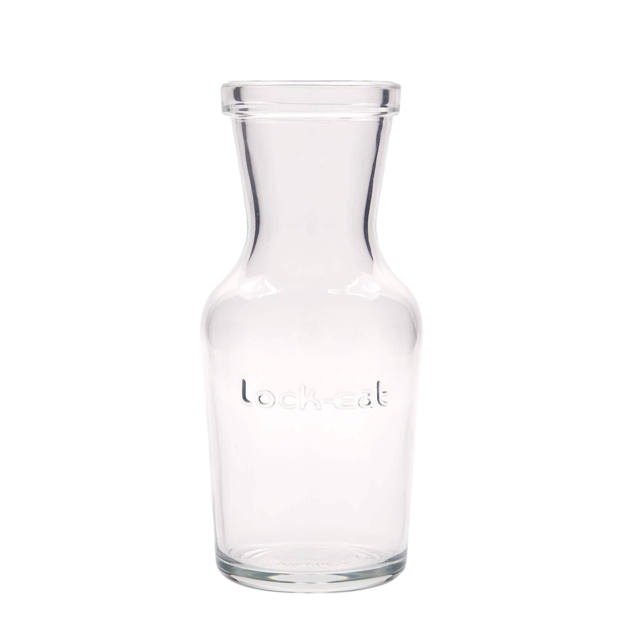 Carafă de sticlă 500 ml „Lock-Eat”, gura: închidere cu clemă de sârmă Carafă de sticlă 500 ml „Lock-Eat”, gura: închidere cu clemă de sârmă