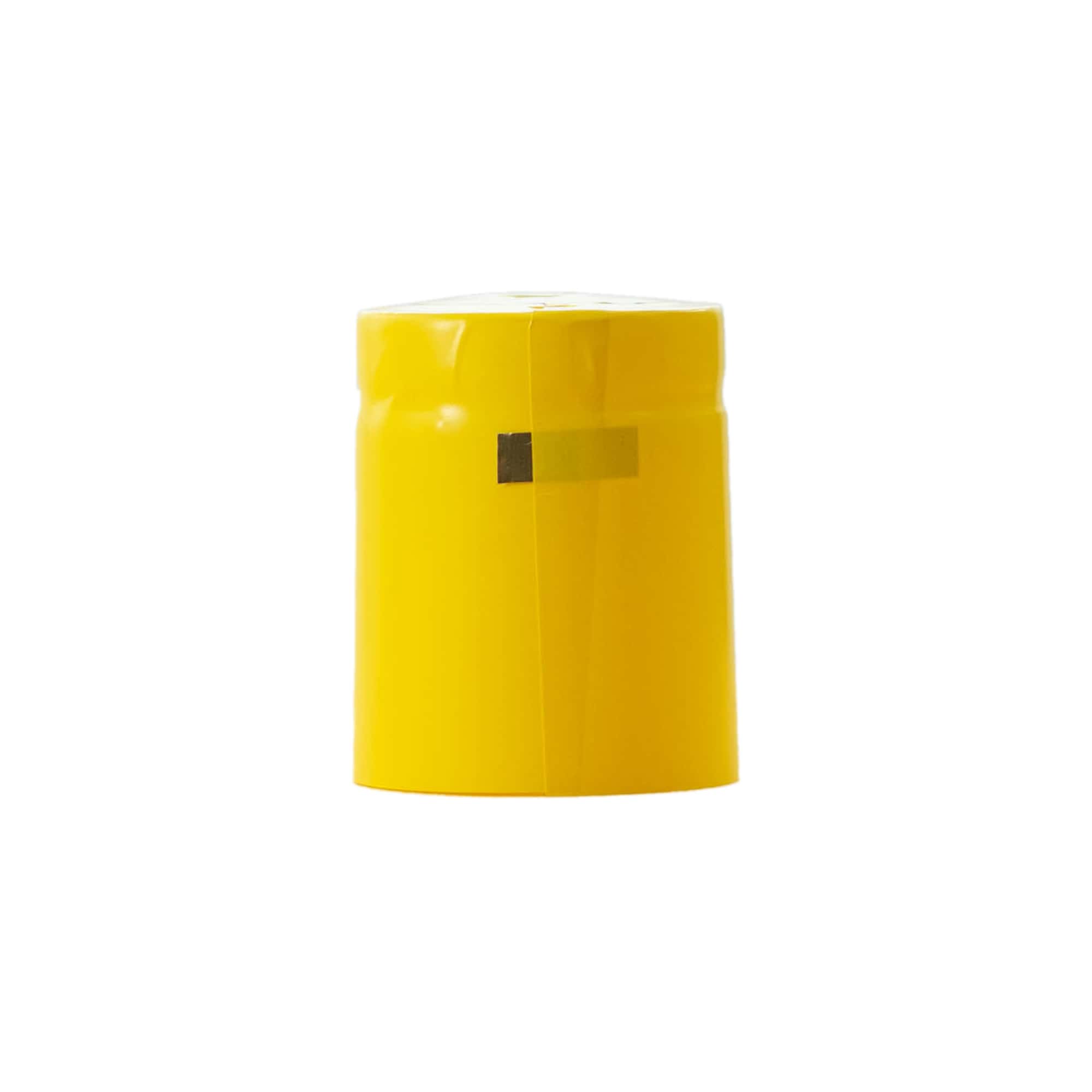 Capsulă termocontractabilă 32x41, plastic PVC, galben