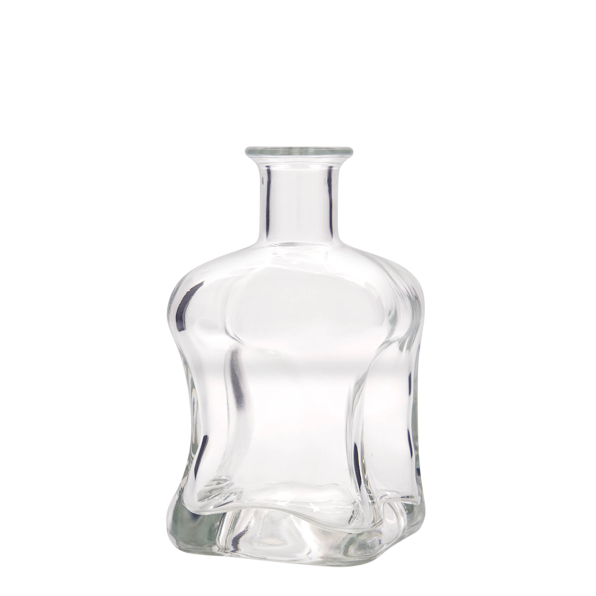 Sticlă de sticlă de 500 ml „Dublin”, pătrată, gură: dop