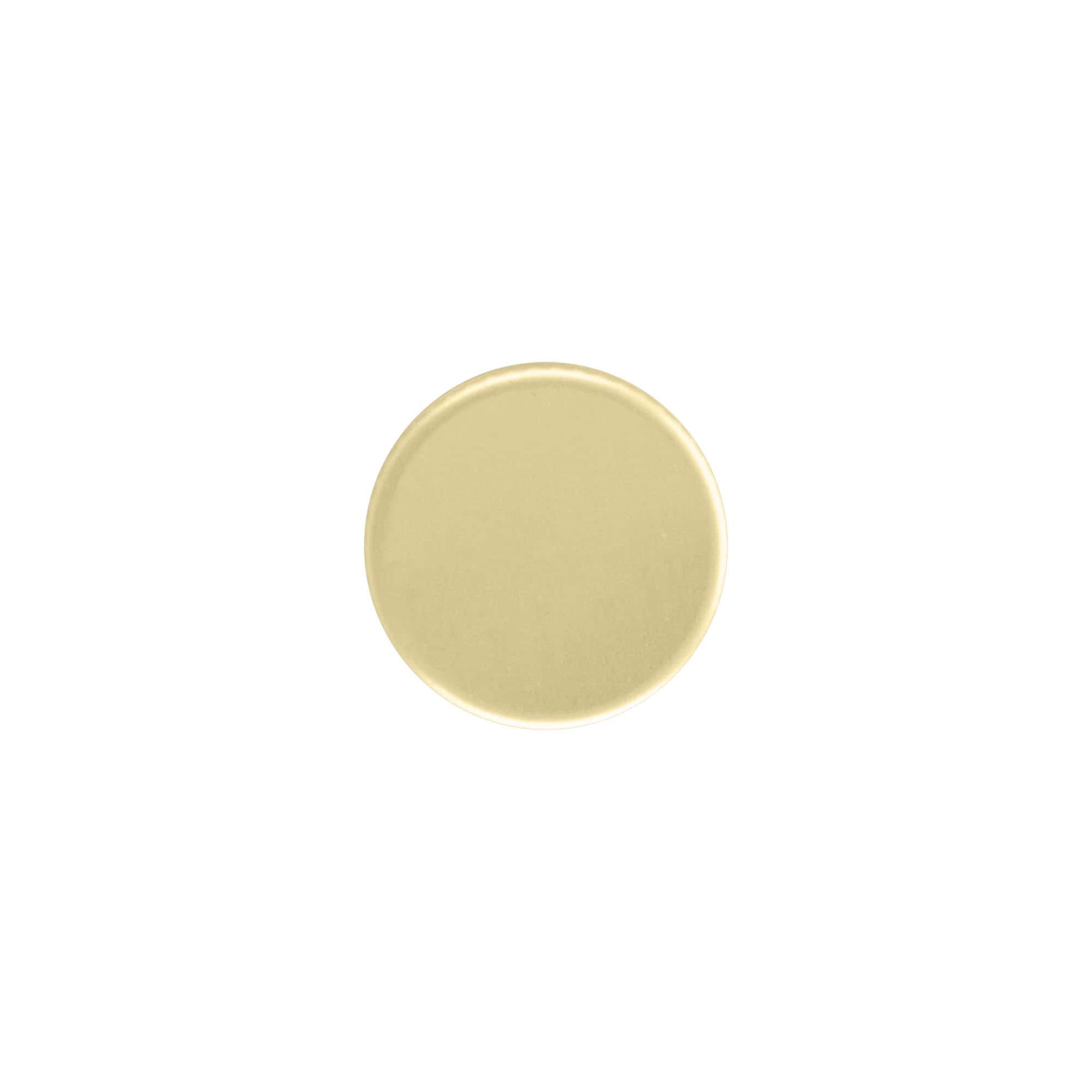 Capac cu filet, metal, auriu, pentru gura: PP 28