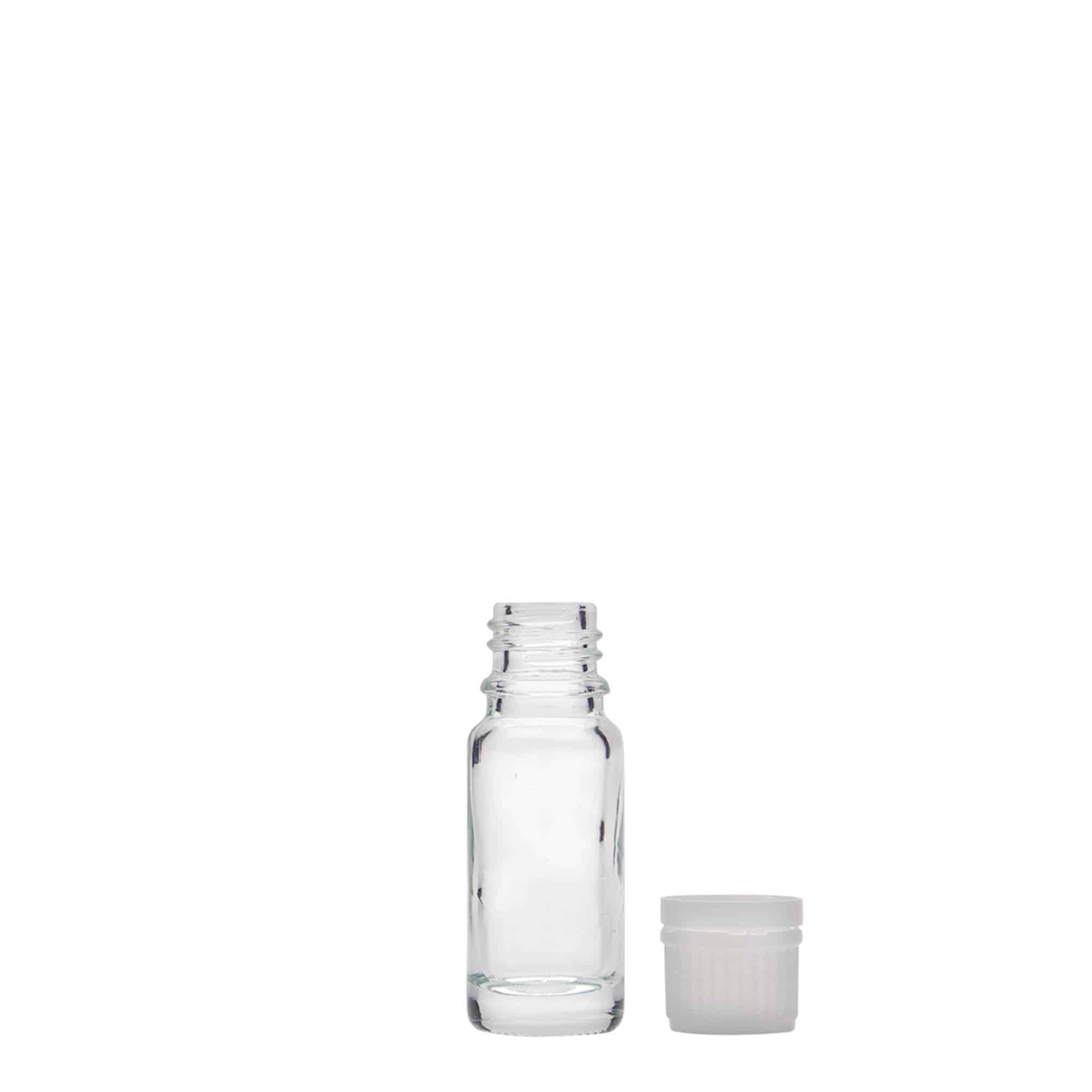 Flacon medical de 10 ml, sticlă, gura: DIN 18