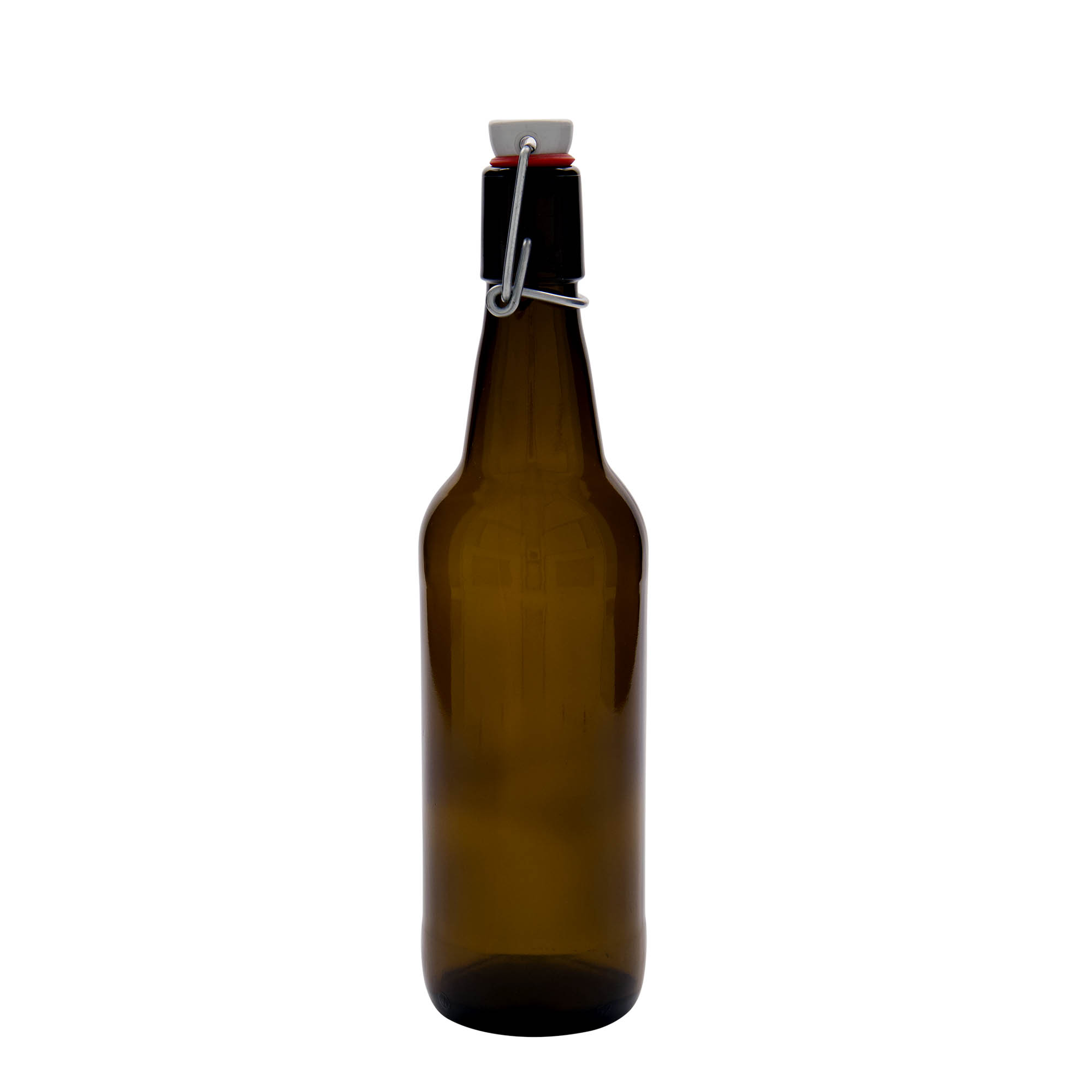 Sticlă de bere 500 ml, sticlă, maro, gât: capac cu clemă Sticlă de bere 500 ml, sticlă, maro, gât: capac cu clemă