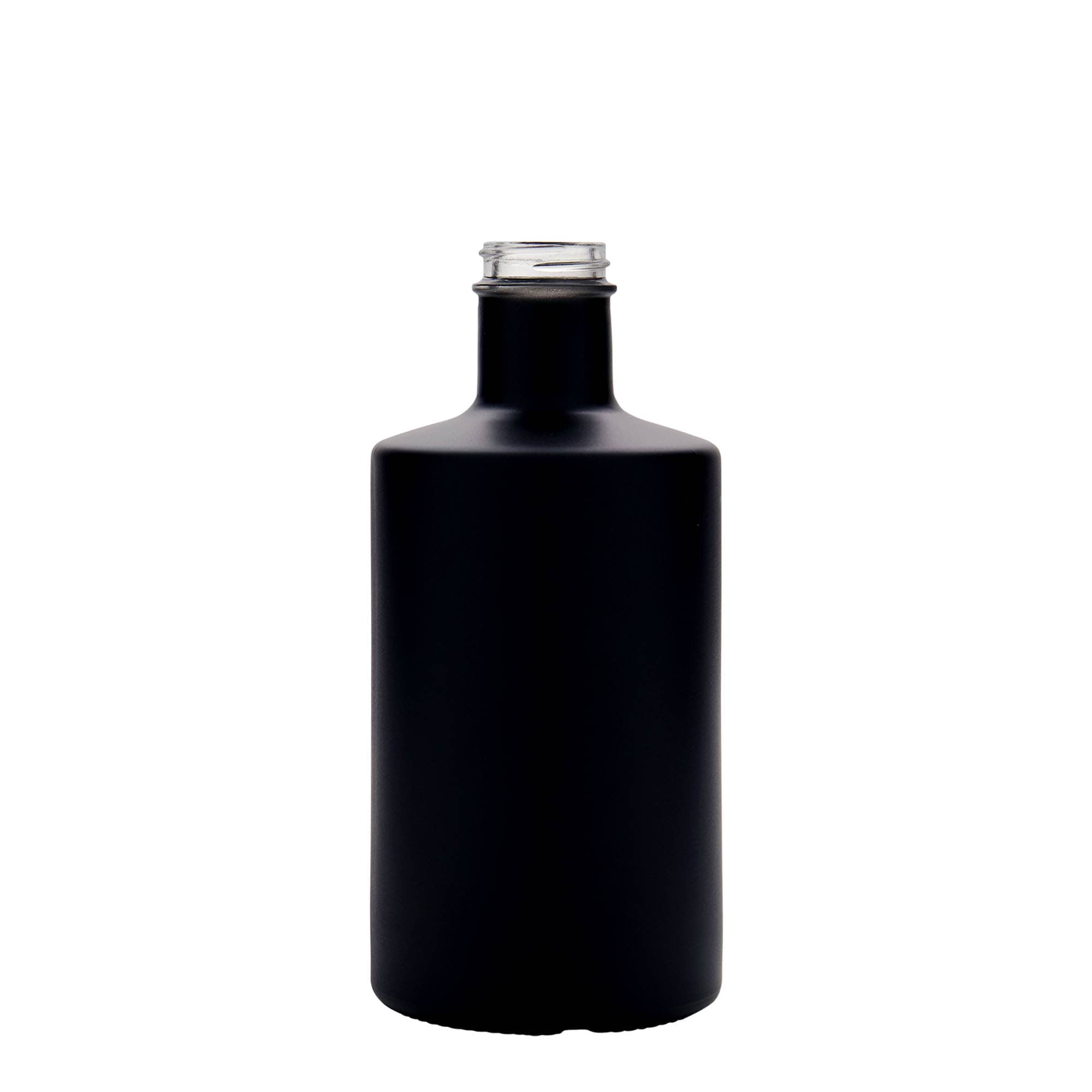 Sticlă de sticlă de 500 ml „Caroline”, negru, gură: GPI 33