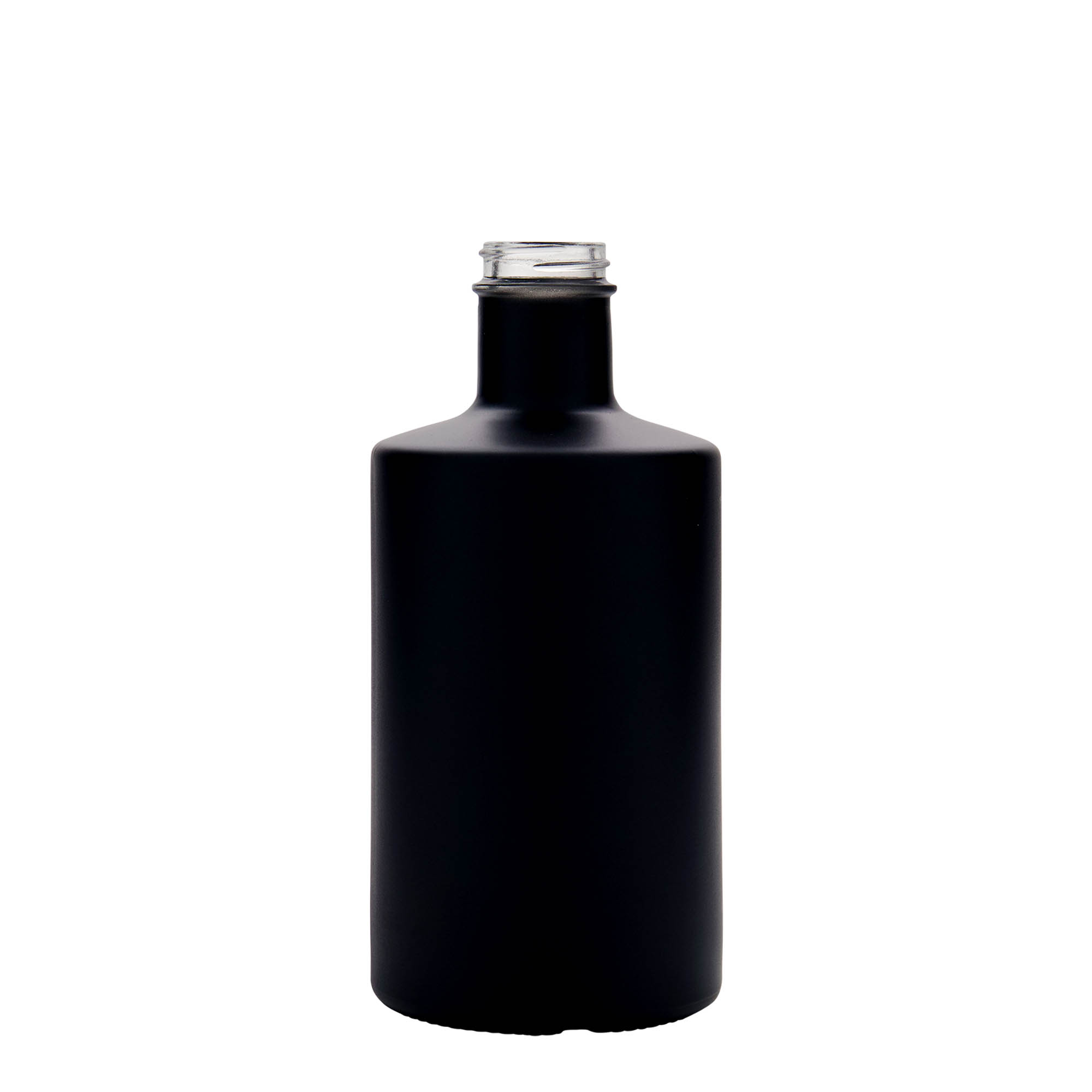 Sticlă de sticlă de 500 ml „Caroline”, negru, gură: GPI 33 Sticlă de sticlă de 500 ml „Caroline”, negru, gură: GPI 33