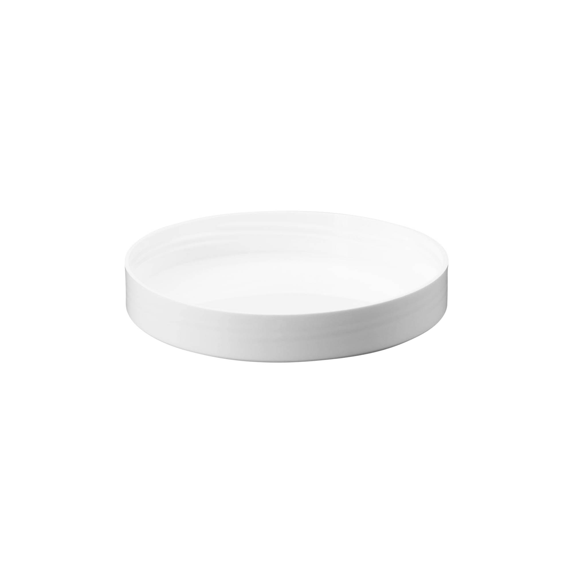 Capac cu filet „White Line” 250 ml, plastic PP, alb