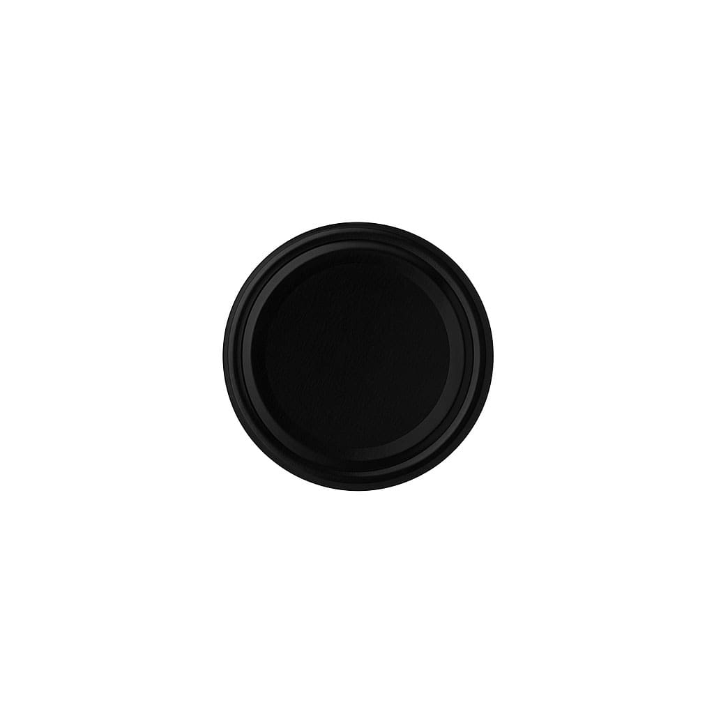 Capace Twist-Off, tablă albă, negru, pentru gura: TO 53