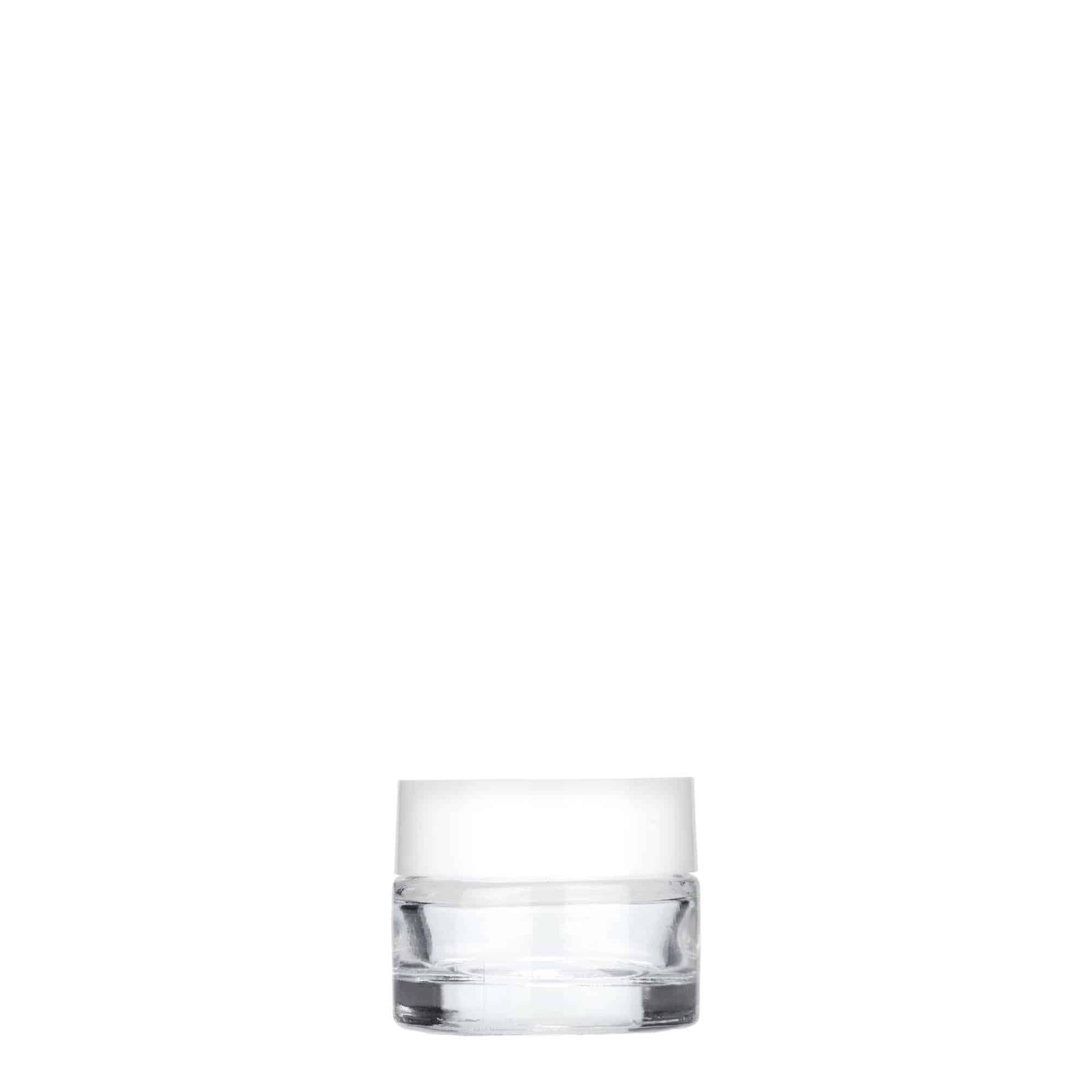 5 ml borcan „Beauty”, sticlă, gură: capac cu filet