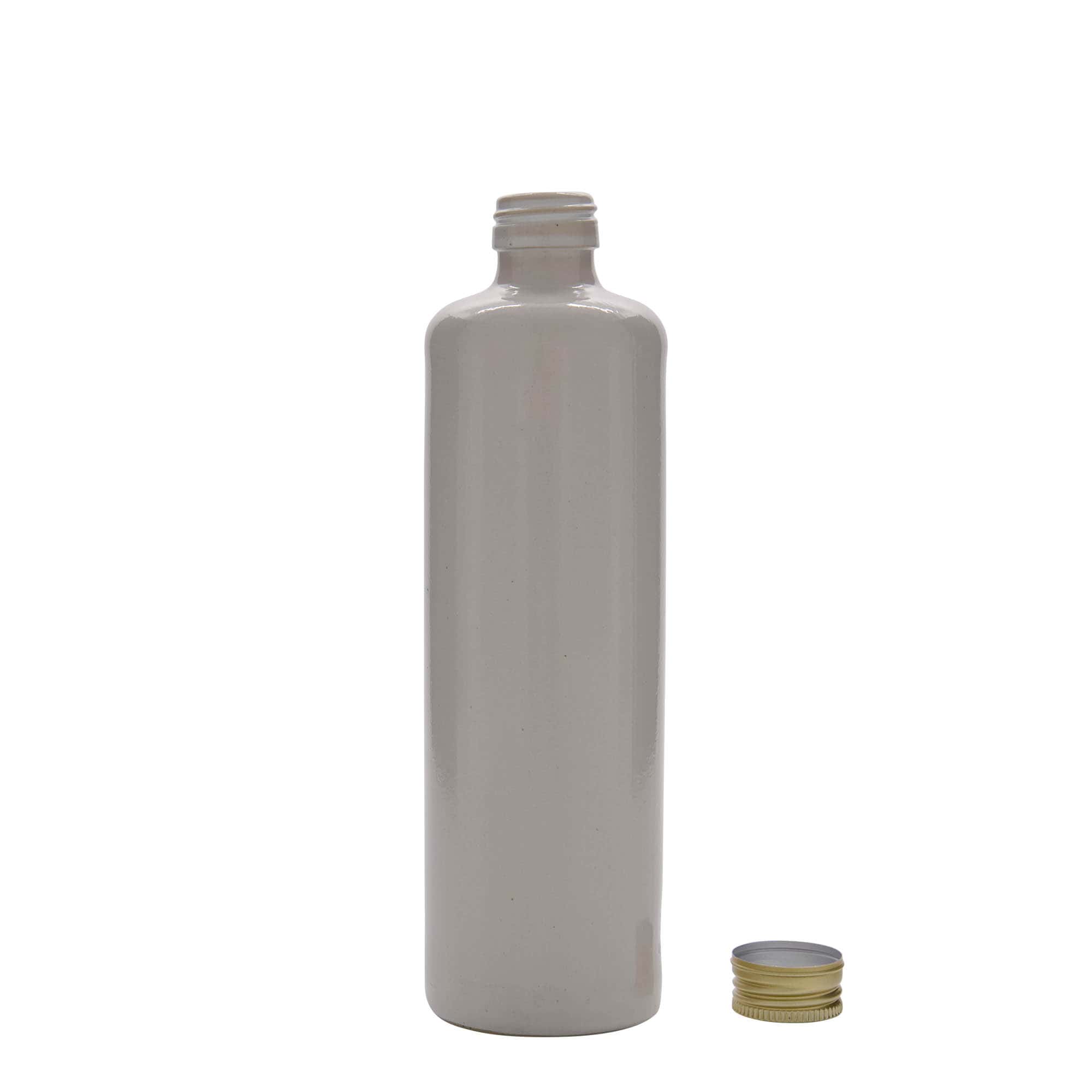 500 ml ulcior de lut, ceramică, alb, gură: PP 31,5
