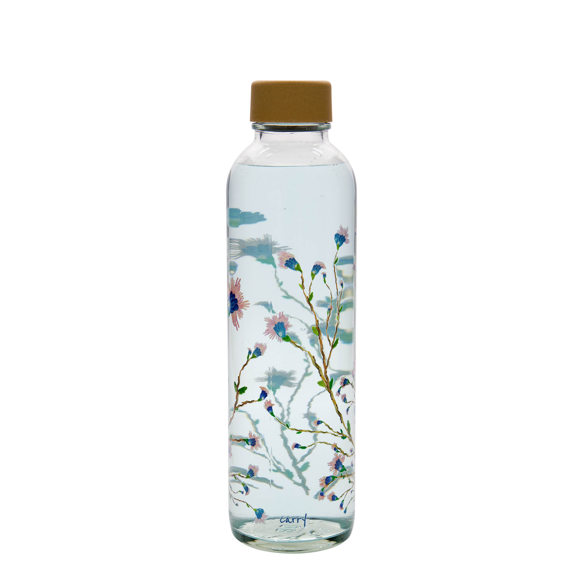 Sticlă de băut 700 ml CARRY Bottle 'Hanami', deschidere: capac cu filet