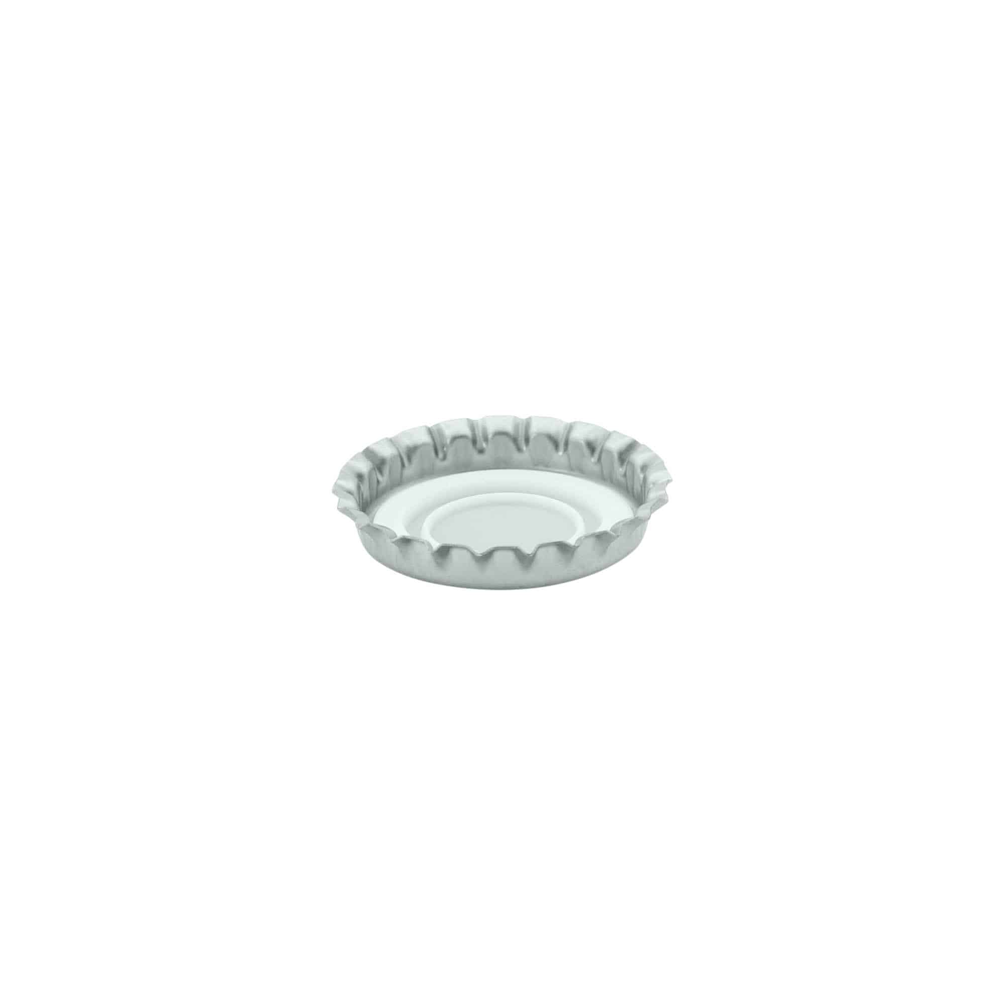 Capace sticle 29 mm, metal, argintiu