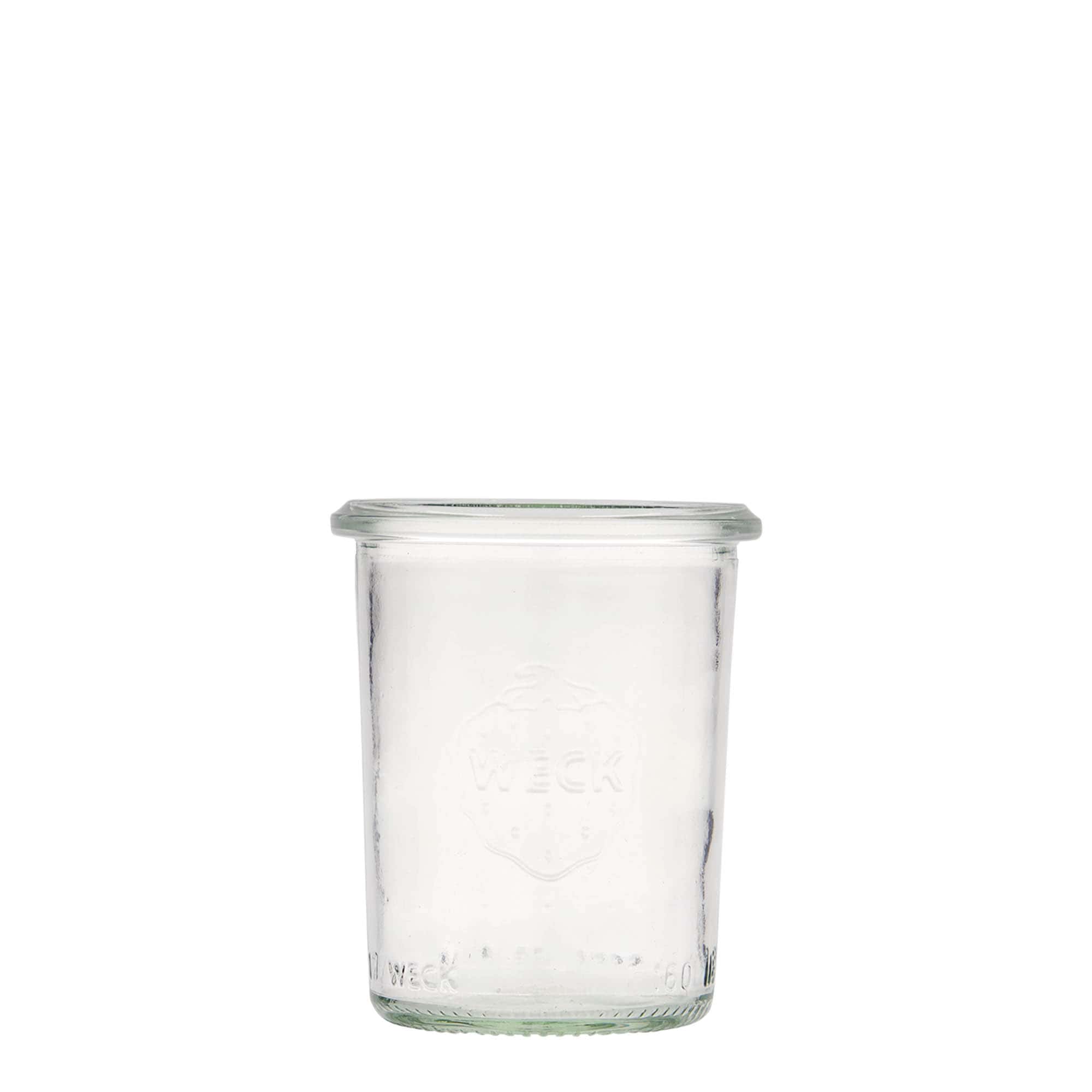 160 ml borcan WECK cu gura largă, margine rotundă