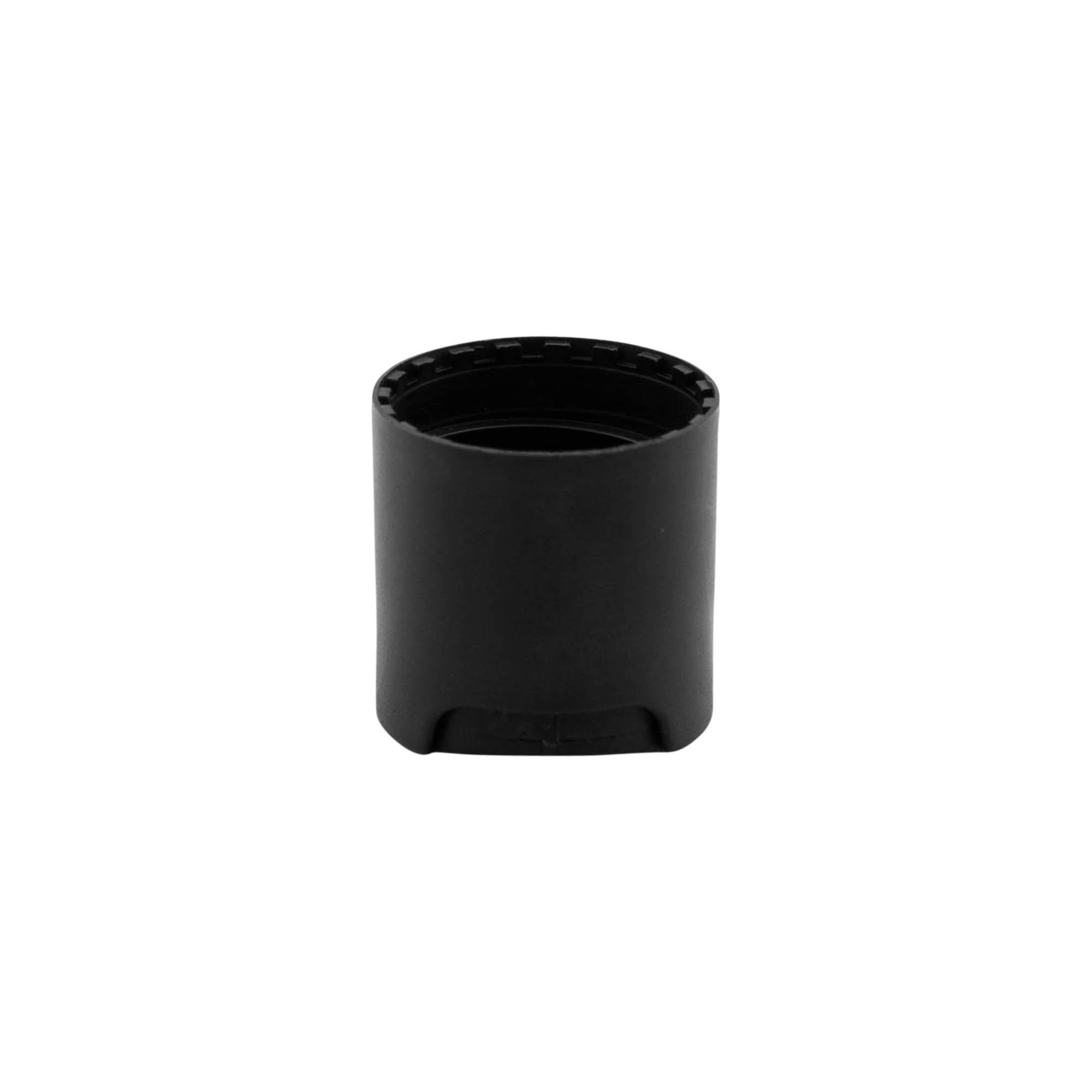 Capac cu filet Disc Top, plastic PP, negru, pentru gura: 24/410 Capac cu filet Disc Top, plastic PP, negru, pentru gura: 24/410