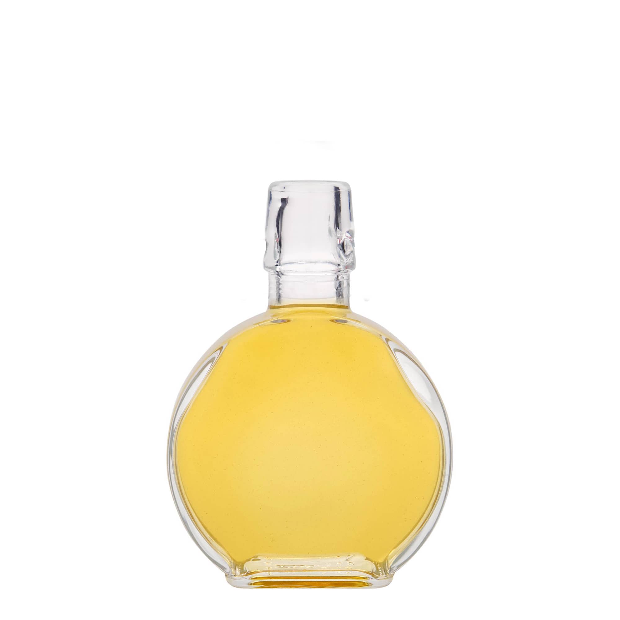 Sticlă de 200 ml „Sensatione”, dreptunghiulară, gura: capac cu balama