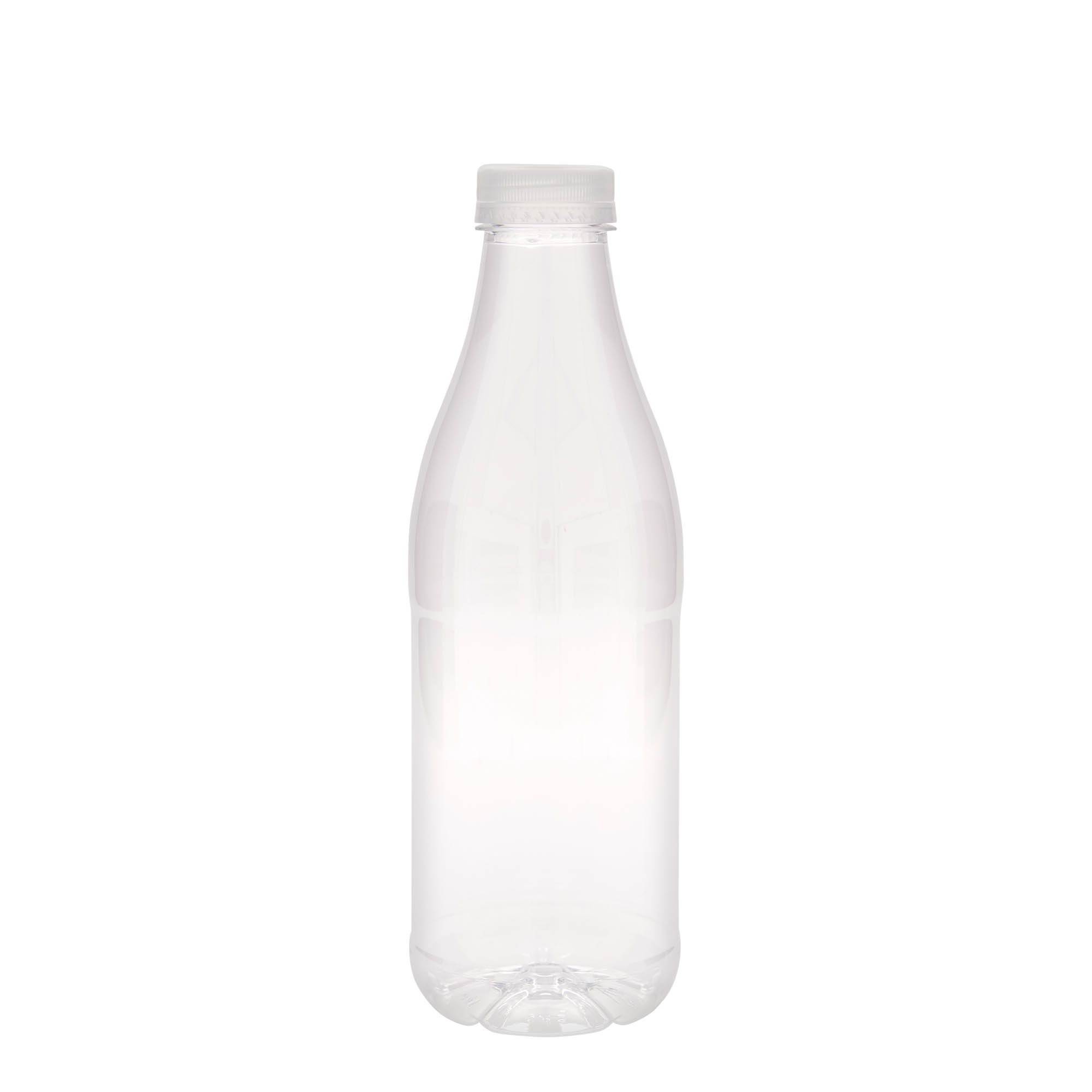 Sticlă PET 1.000 ml „Milk and Juice”, plastic, gura: 38 mm Sticlă PET 1.000 ml „Milk and Juice”, plastic, gura: 38 mm