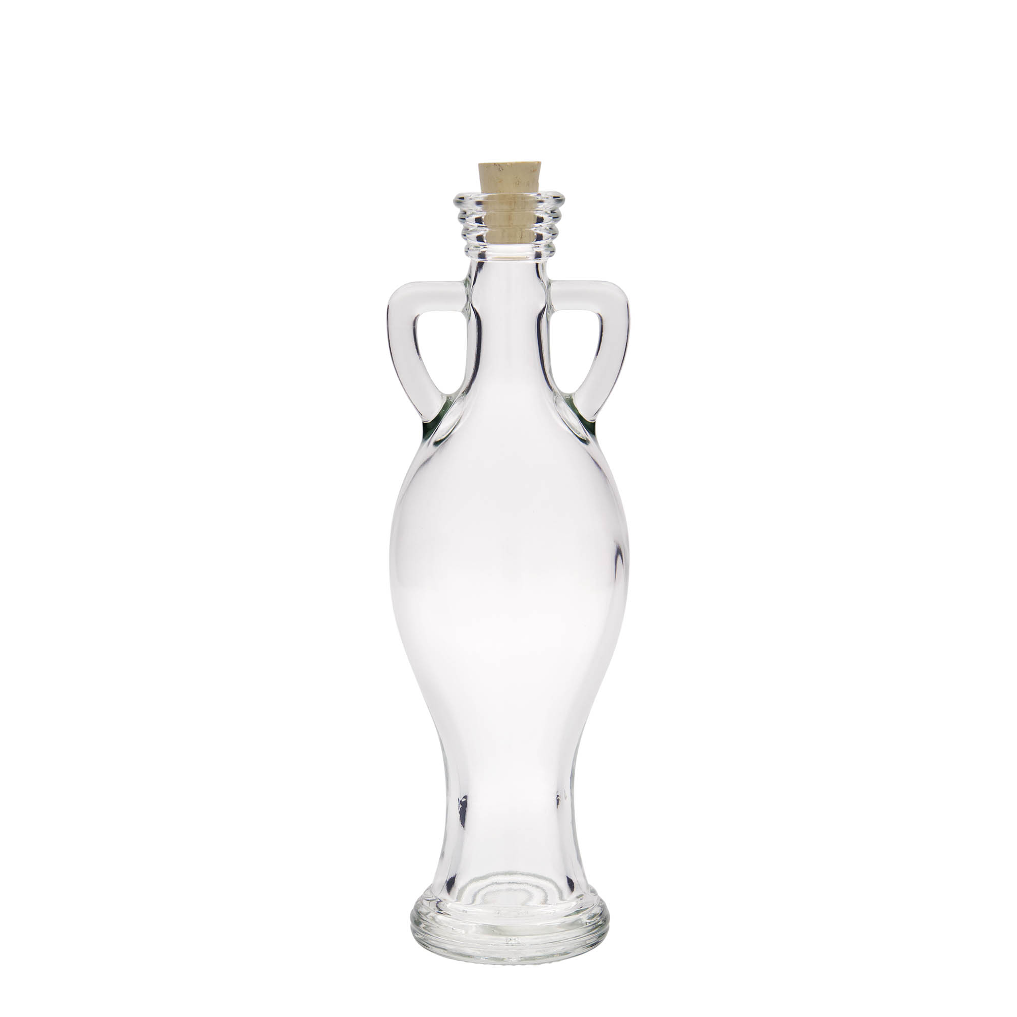 Sticlă de sticlă de 200 ml „Amforă”, gură: dop de plută Sticlă de sticlă de 200 ml „Amforă”, gură: dop de plută
