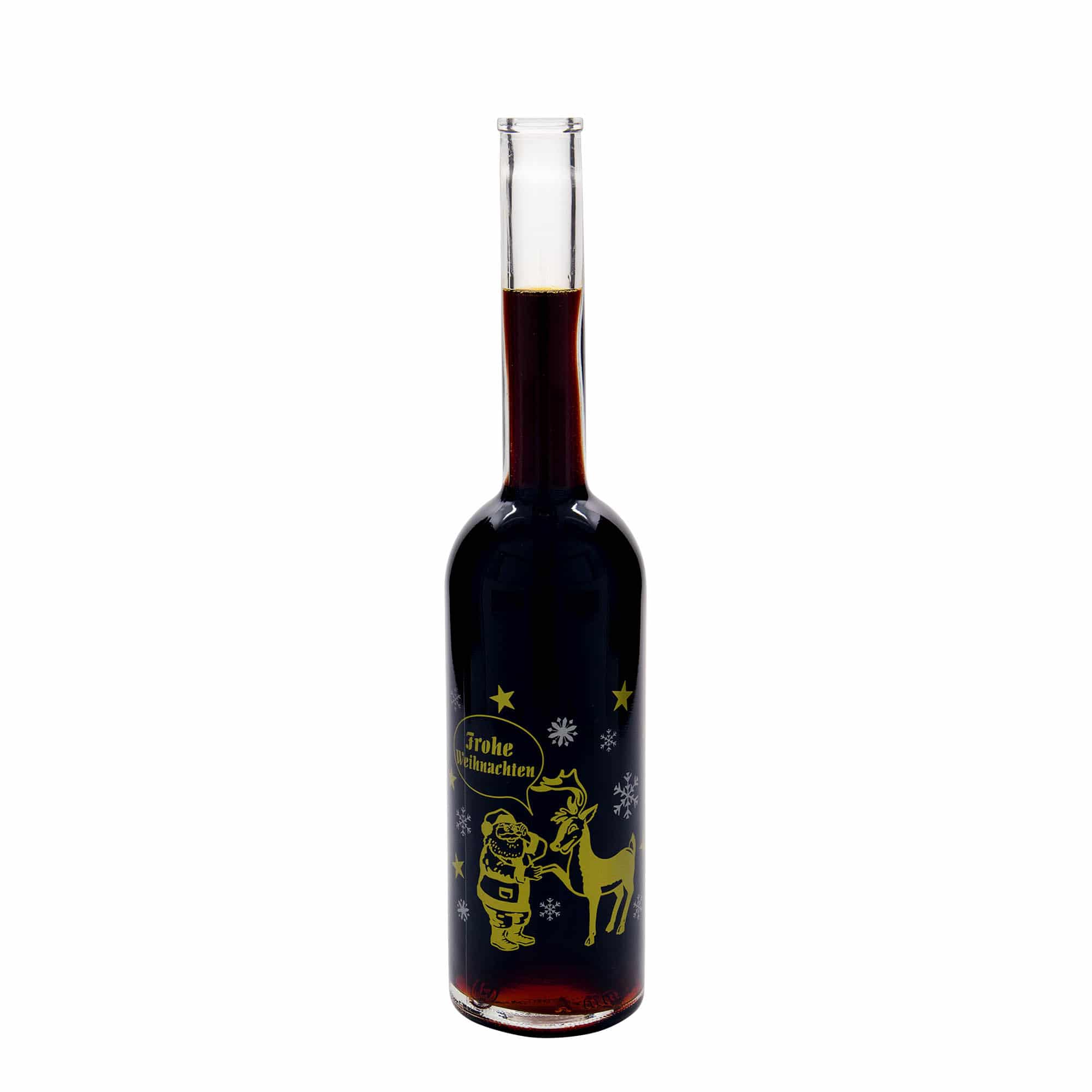 Sticlă de sticlă de 500 ml „Opera”, motiv: foc de artificii, gura: dop de plută