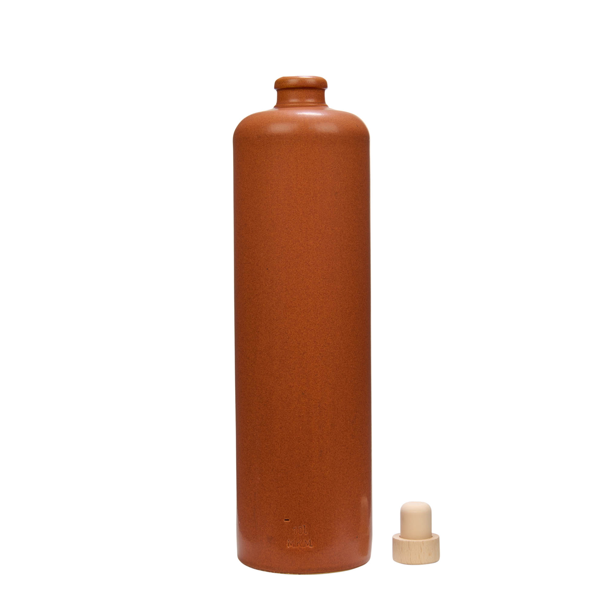 1.000 ml ulcior de lut, ceramică, roșu-maro, gură: plută 1.000 ml ulcior de lut, ceramică, roșu-maro, gură: plută