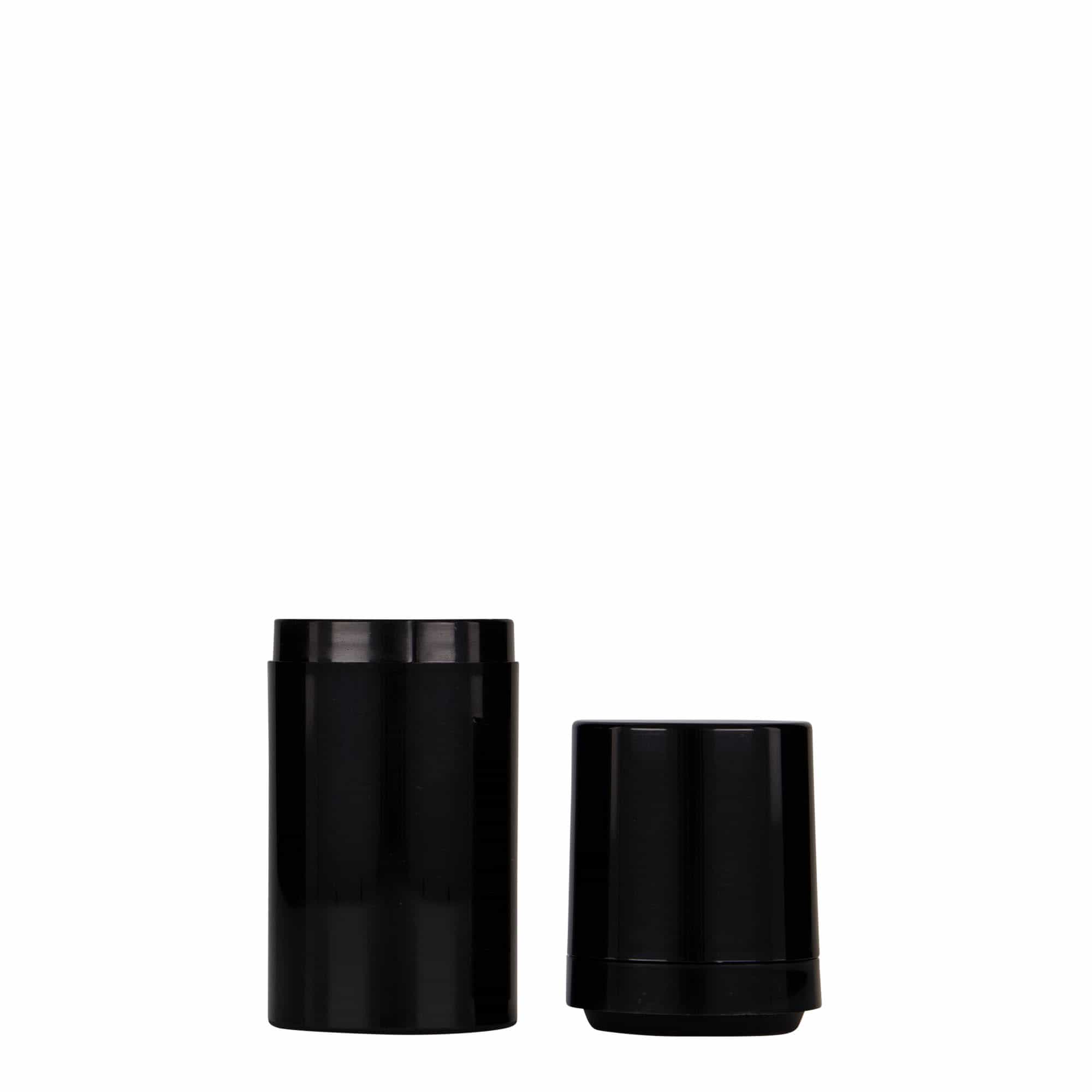 Dispenser Airless 30 ml „Mezzo”, plastic PP, negru