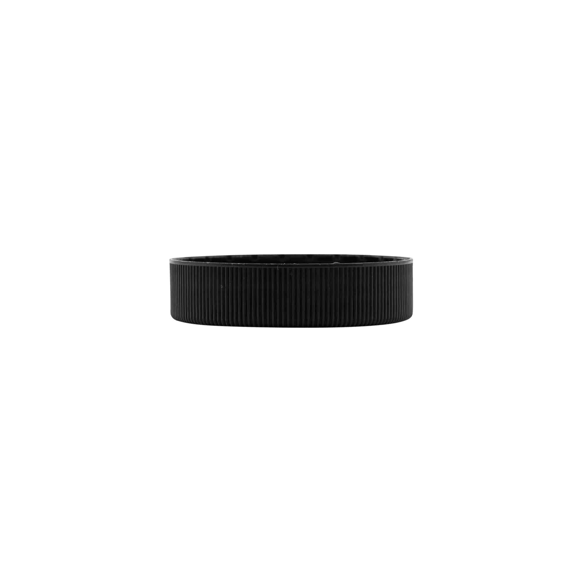 Capac cu filet cu inserție EPE, plastic PP, negru, pentru deschidere: DIN 60