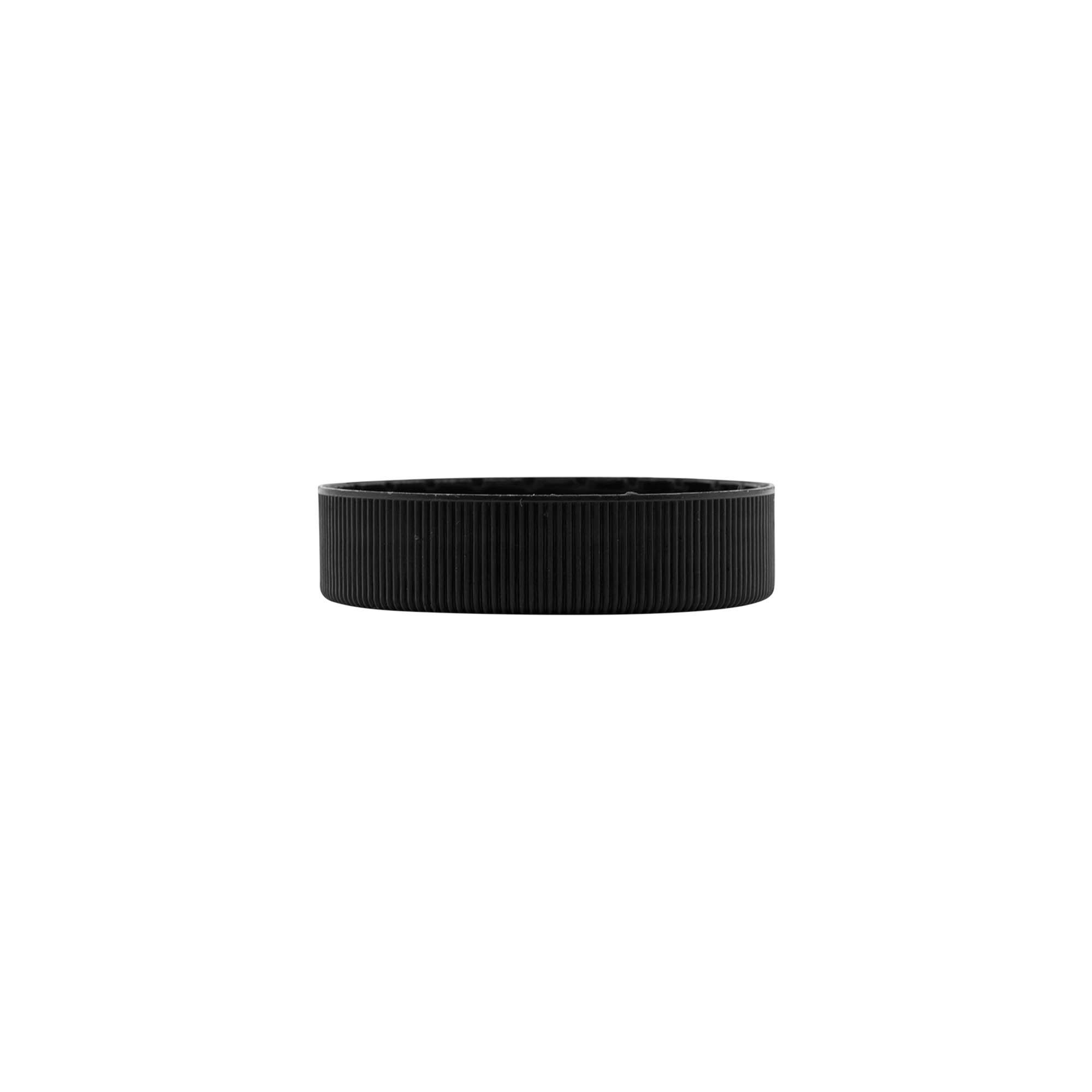 Capac cu filet cu inserție EPE, plastic PP, negru, pentru deschidere: DIN 60 Capac cu filet cu inserție EPE, plastic PP, negru, pentru deschidere: DIN 60