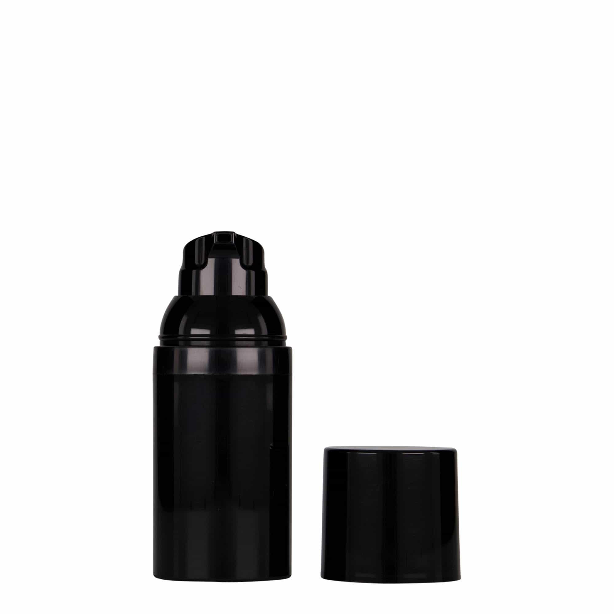 Dispenser Airless 30 ml „Mezzo”, plastic PP, negru