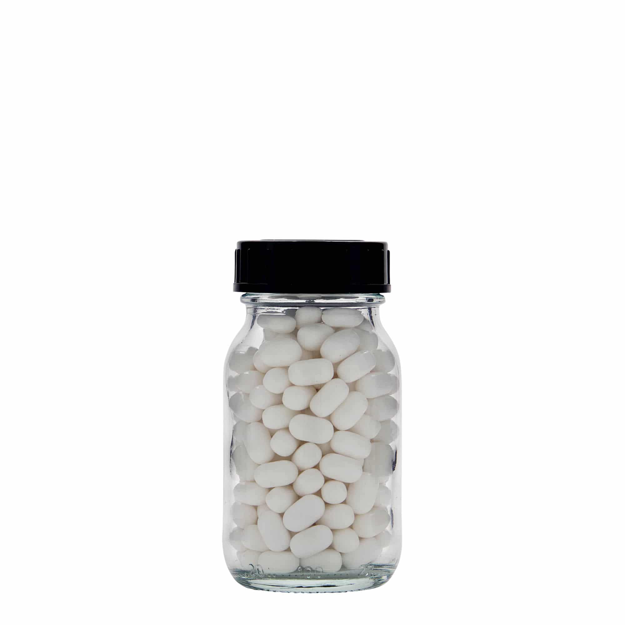 100 ml sticlă cu gât larg, deschidere: DIN 40