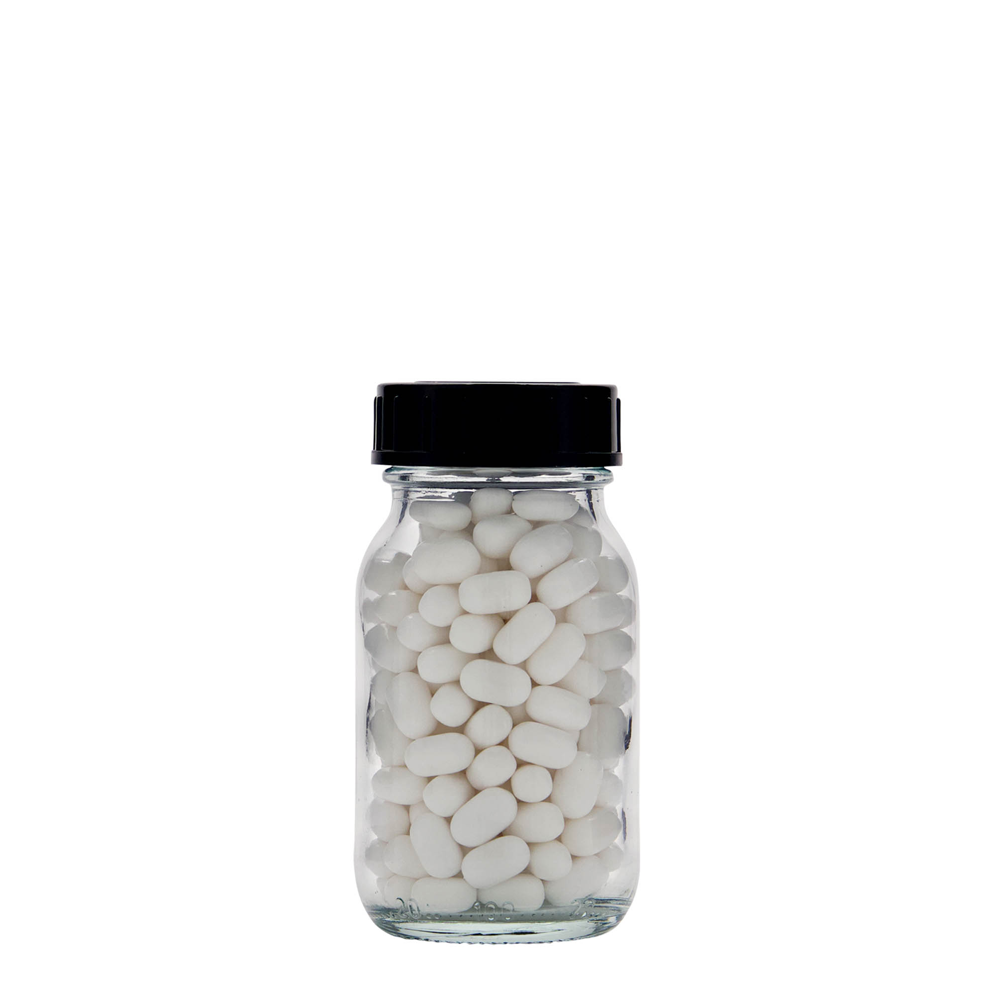 100 ml sticlă cu gât larg, deschidere: DIN 40 100 ml sticlă cu gât larg, deschidere: DIN 40