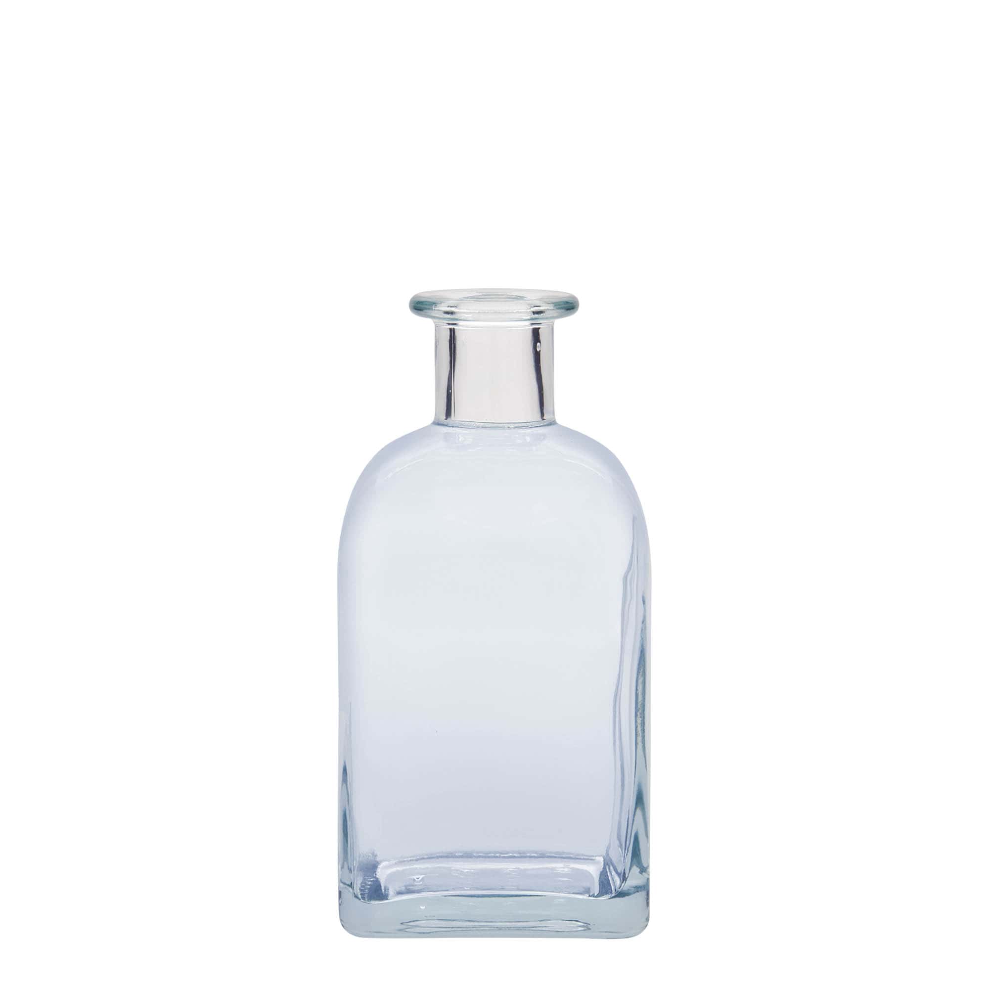 Sticlă de 350 ml, Apotecar Carré, pătrată, gură: dop de plută