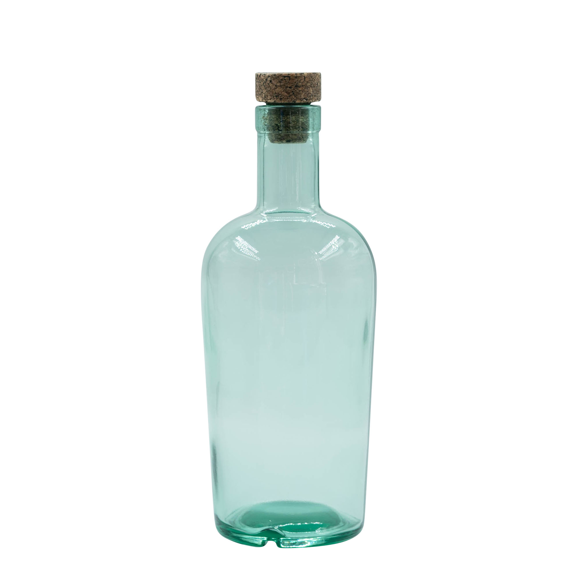 Sticlă de sticlă de 700 ml „Teo Light”, gura: dop de plută Sticlă de sticlă de 700 ml „Teo Light”, gura: dop de plută