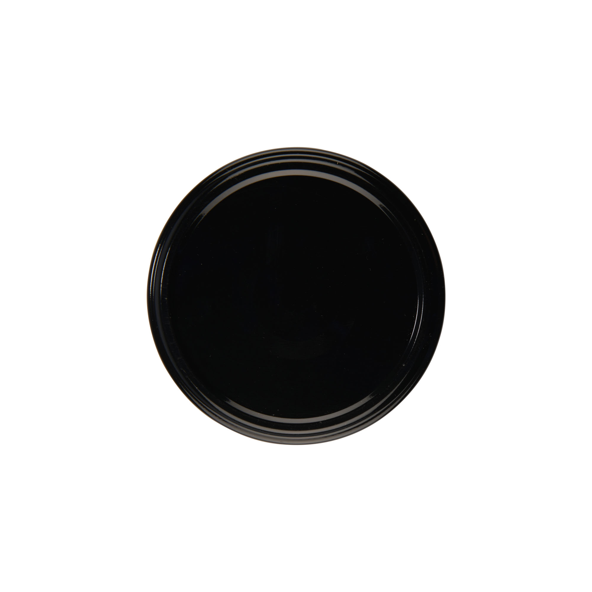 Capace Twist-Off, tablă albă, sterilizabile, negru, pentru gura: TO 82