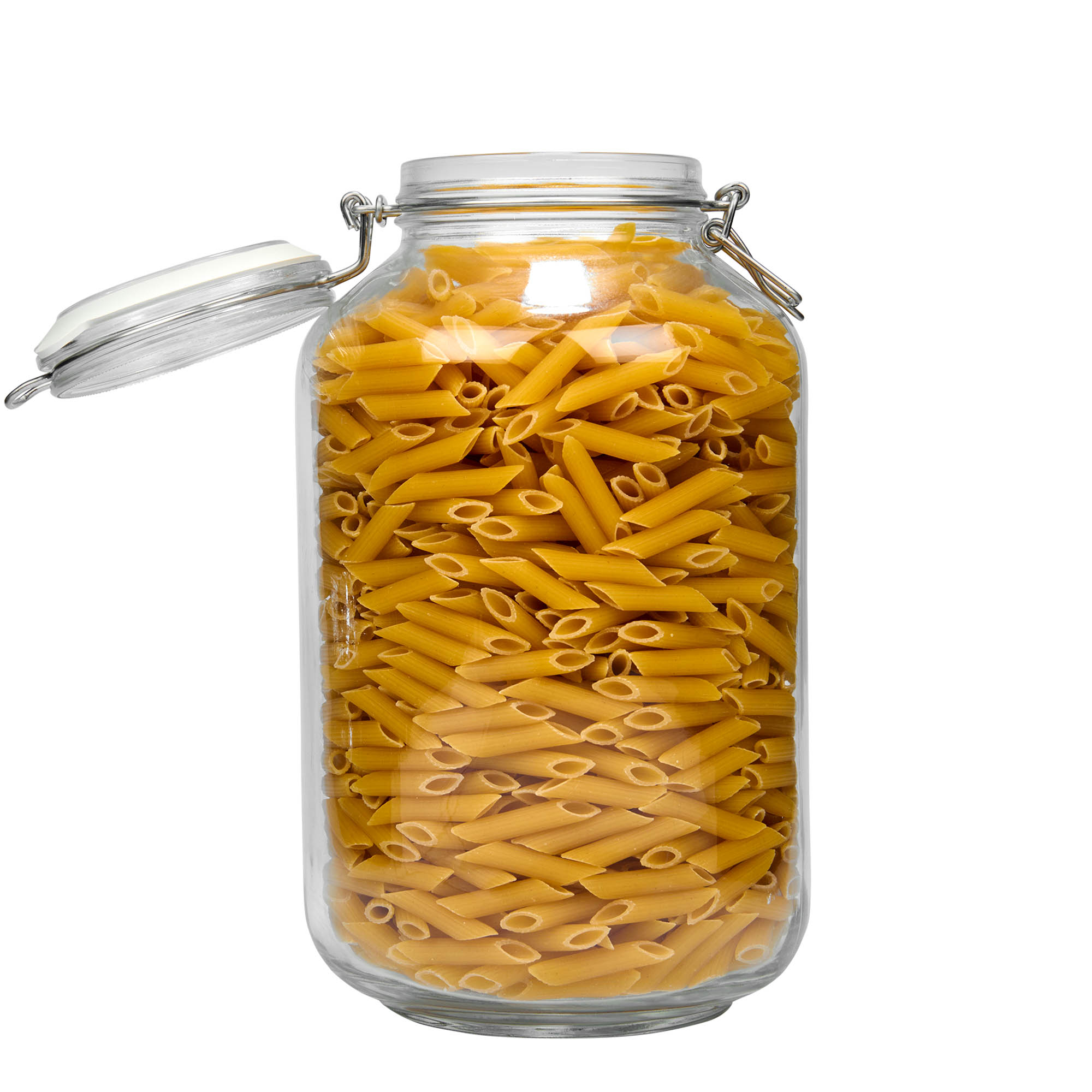 4.000 ml borcan cu clemă metalică 'Fido', gura: închidere cu clemă metalică