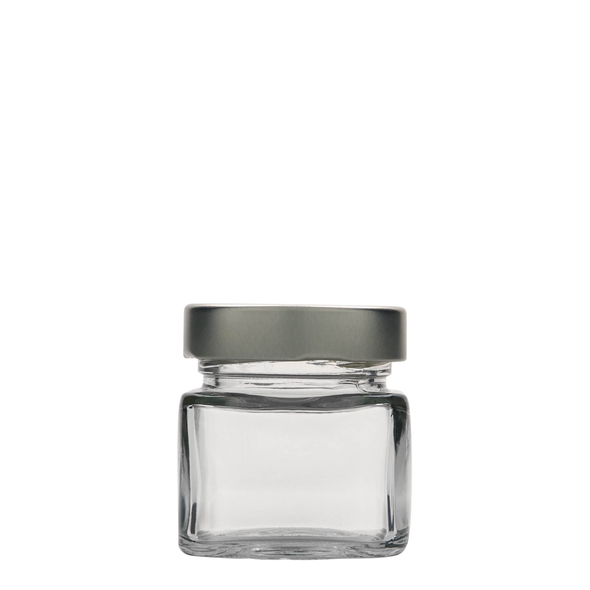 106 ml borcan pătrat „Ikarus”, gura: Deep-Twist-Off (DTO 58) 106 ml borcan pătrat „Ikarus”, gura: Deep-Twist-Off (DTO 58)