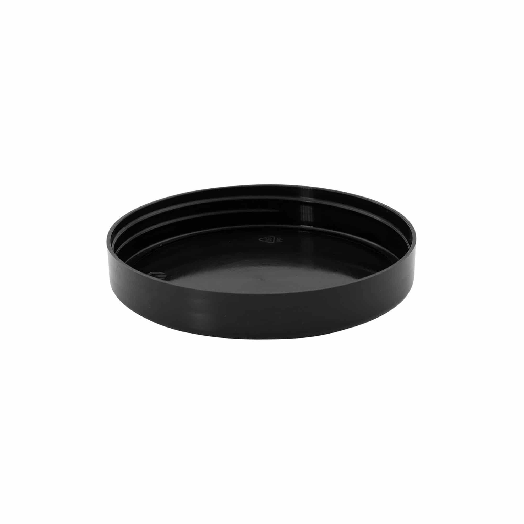 Capac cu filet, plastic PP, negru, pentru gura: 100/400