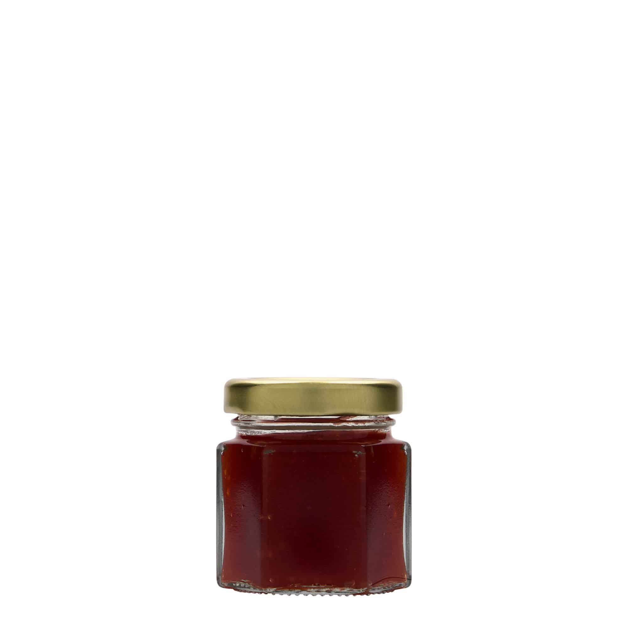 47 ml borcan hexagonal, gura: Twist-Off (TO 43)